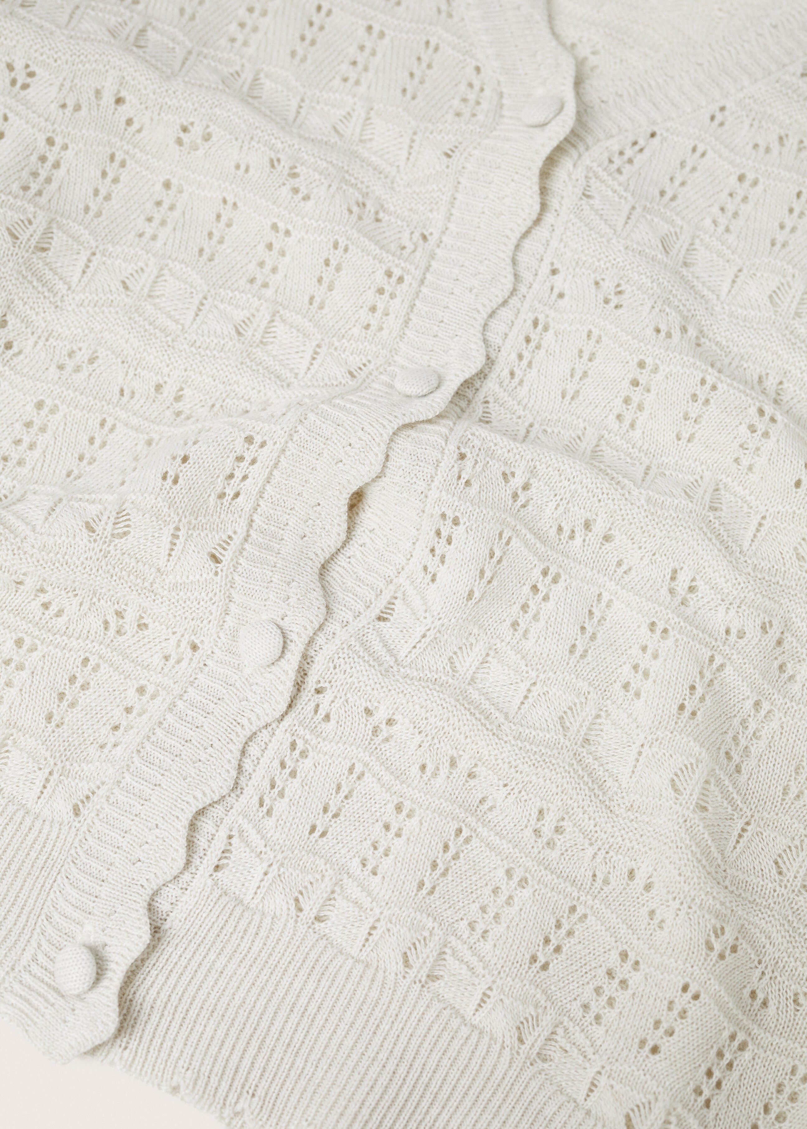 Openwork knit cardigan - Details of the article 8