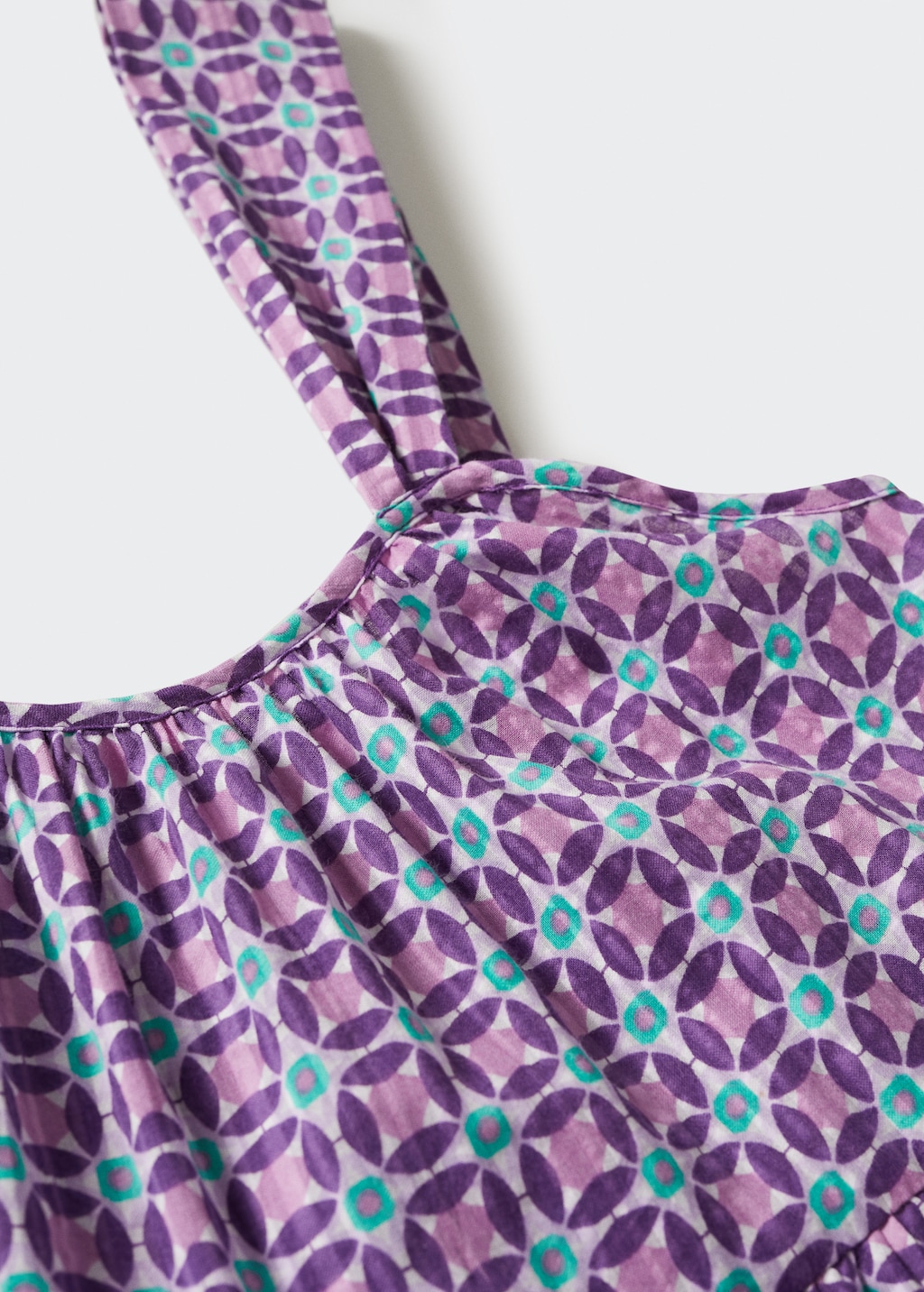 Printed cotton dress - Details of the article 8