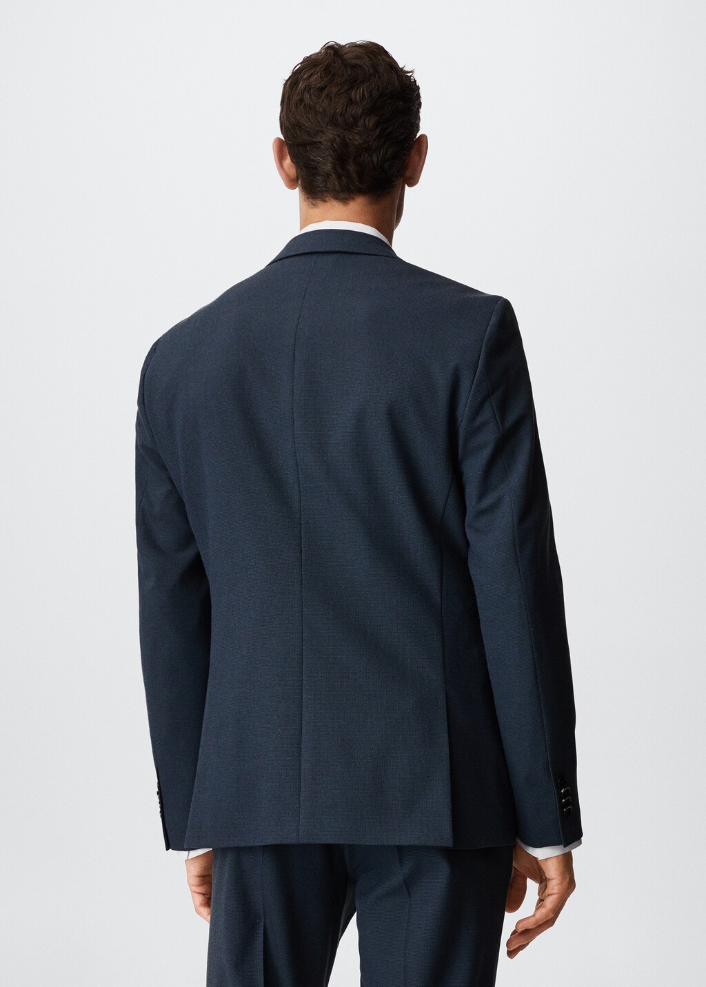 Veste de costume super slim fit microstructure - Verso de l’article