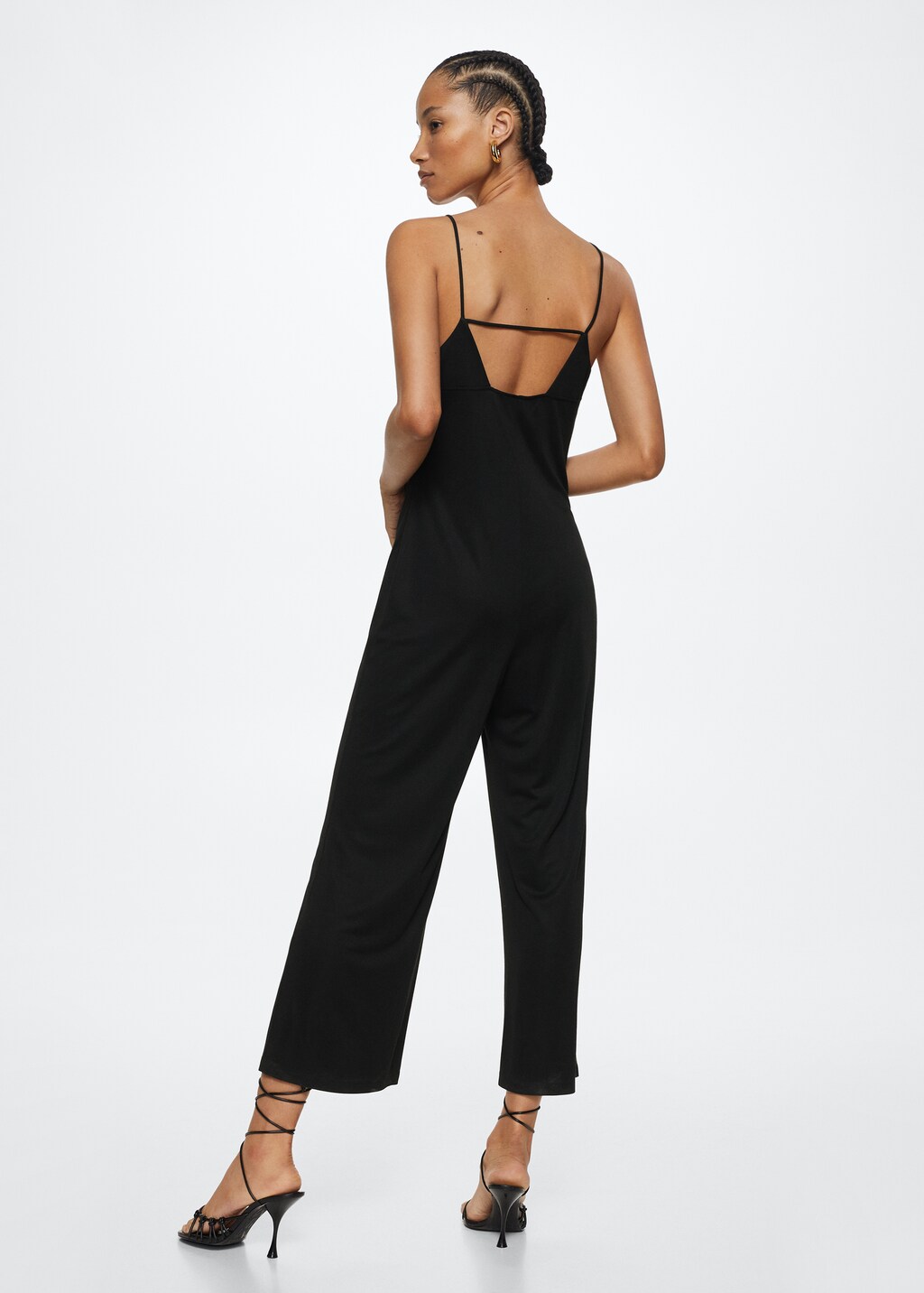 Cut-out back jumpsuit - Reverse of the article