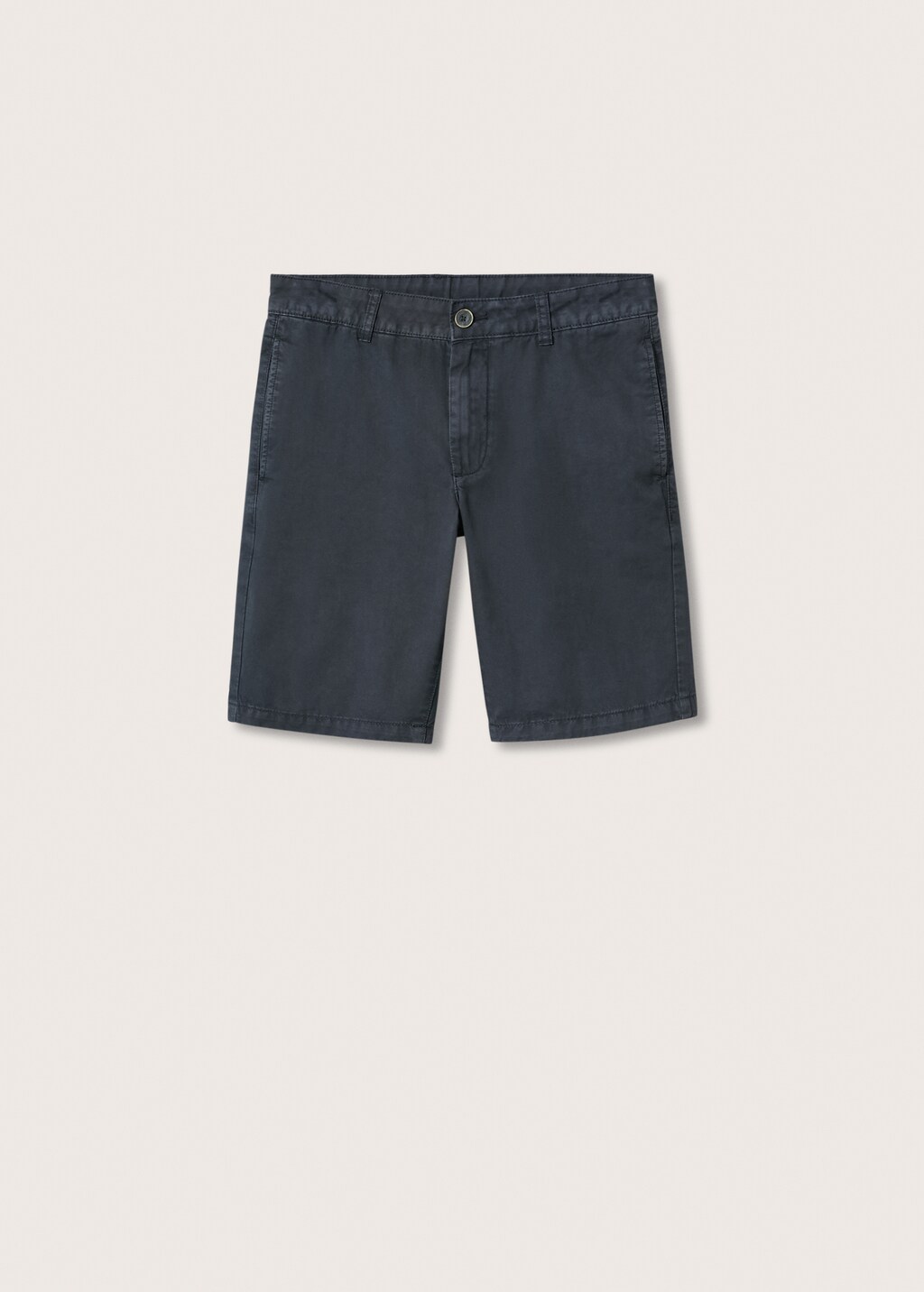 Slim-fit chino cotton bermuda shorts - Article without model