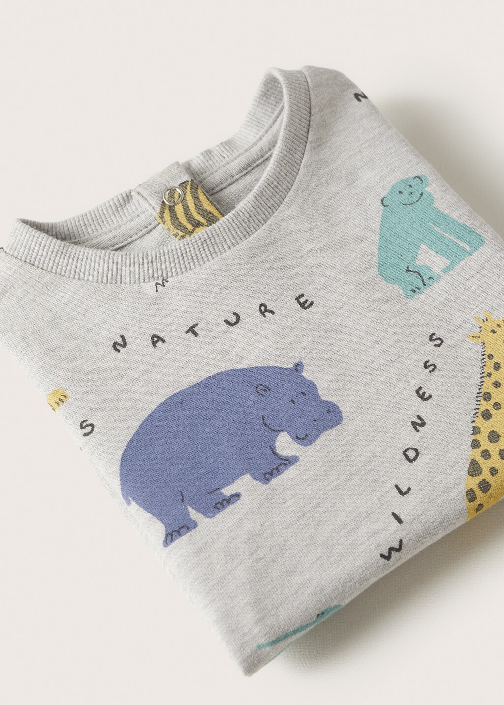 Sweatshirt mit Animal-Print - Detail des Artikels 8