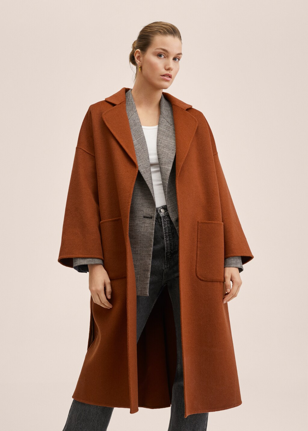 Handmade wool coat - Medium plane