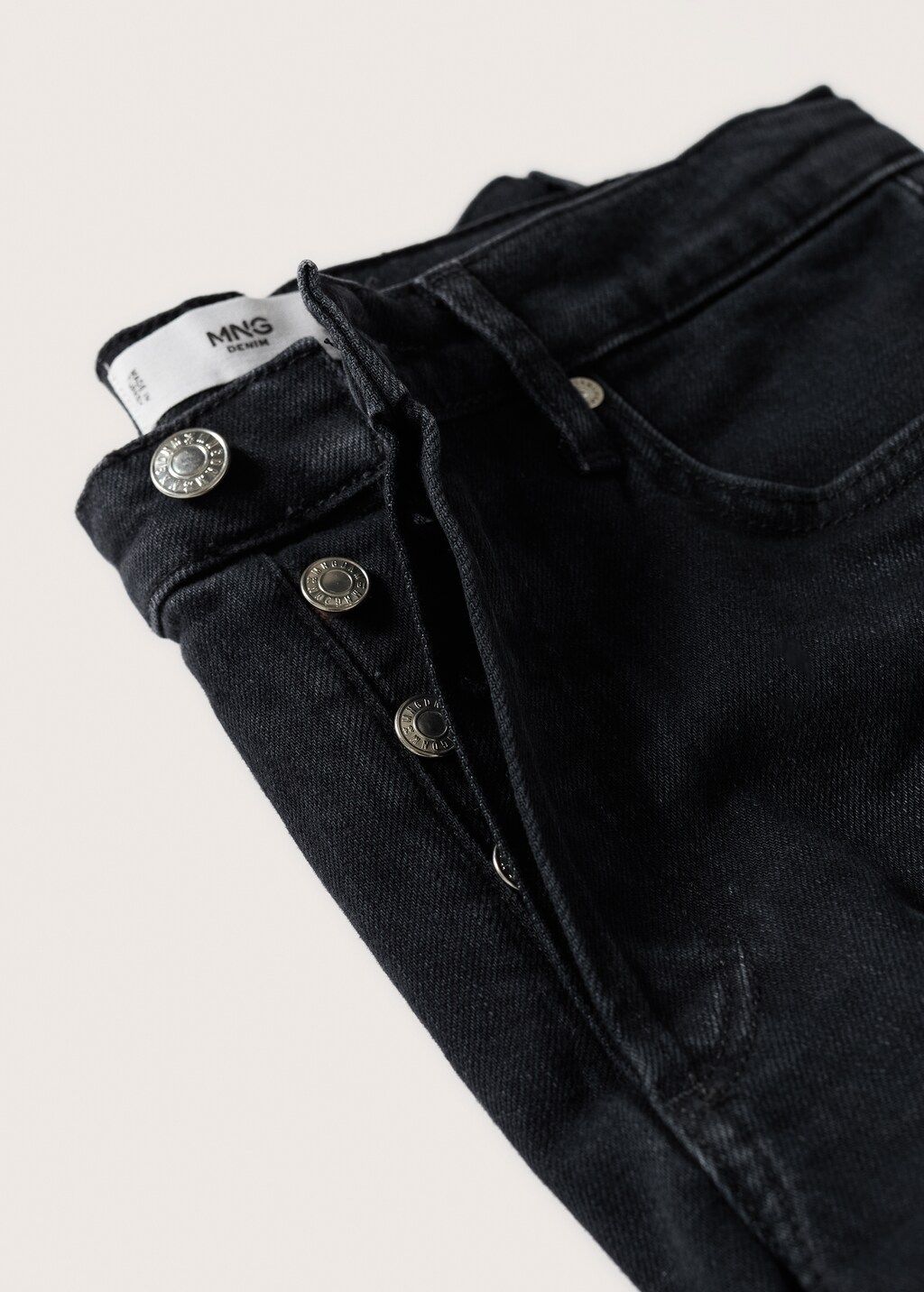 Slim mid-rise cropped jeans - Details of the article 8