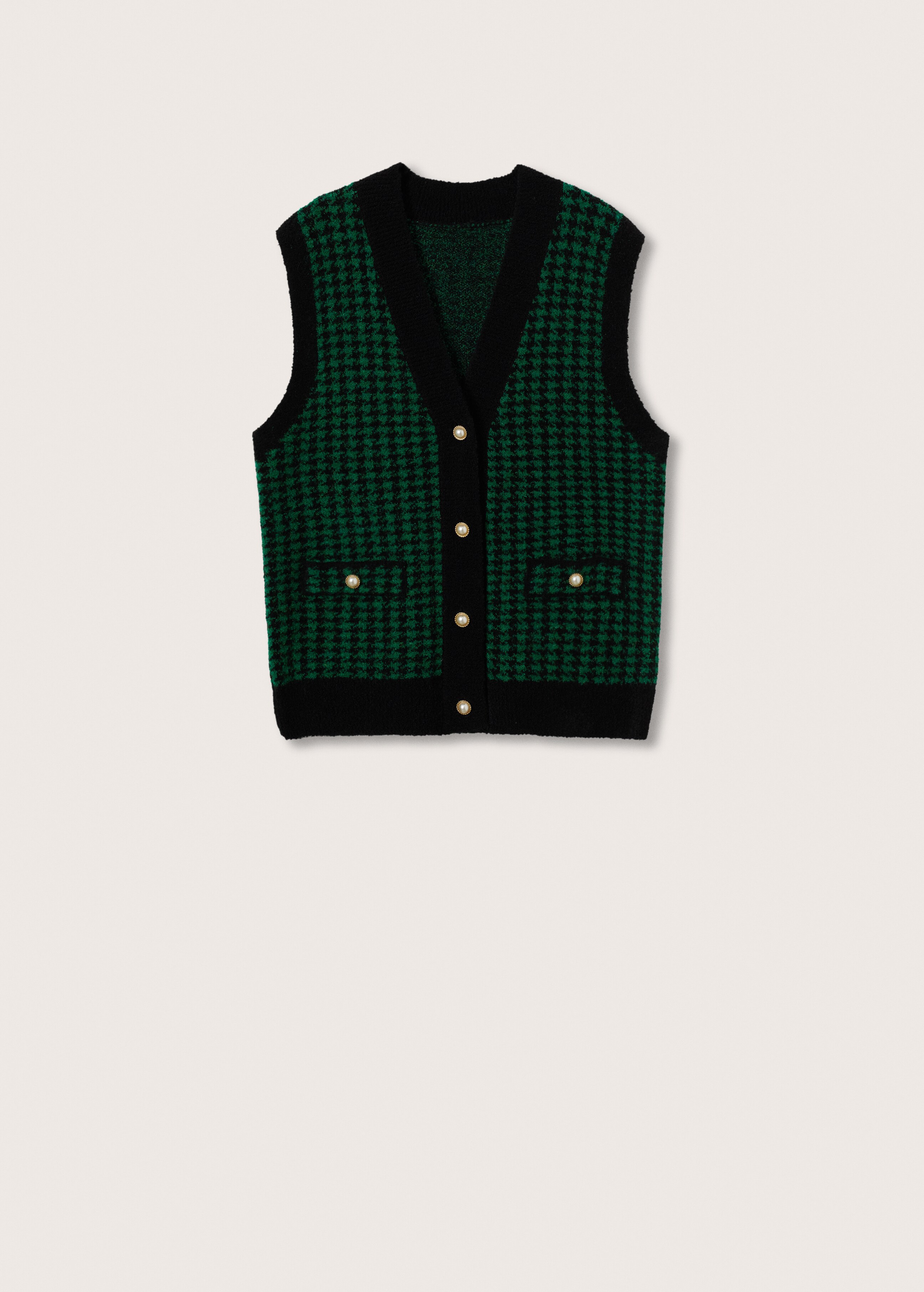 Houndstooth vest - Article without model