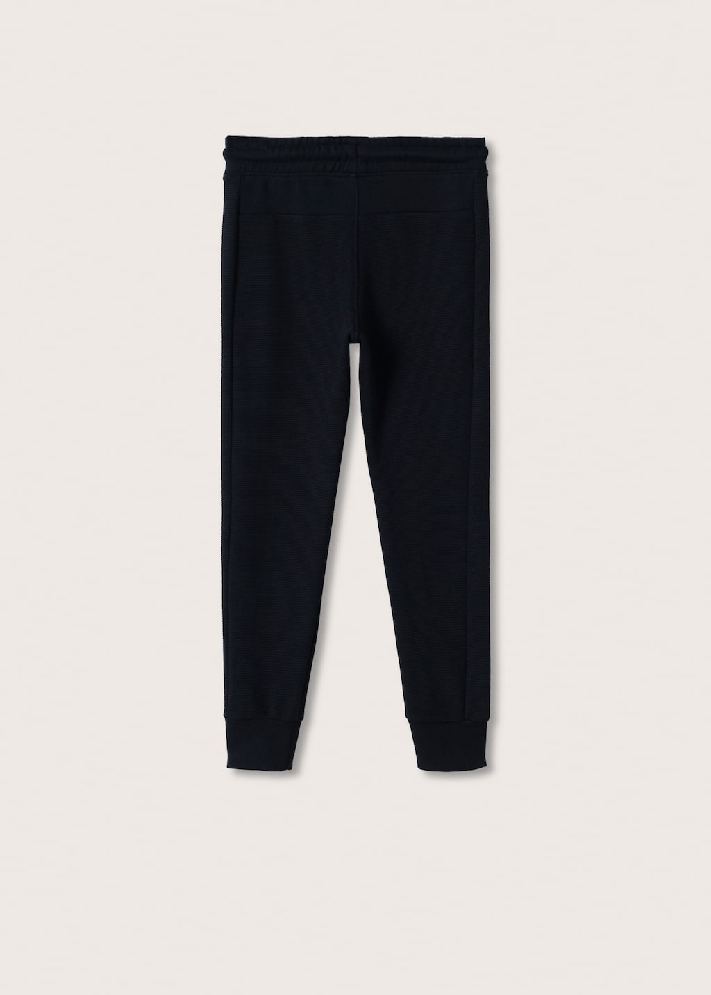 Textured jogger pants - Reverse of the article