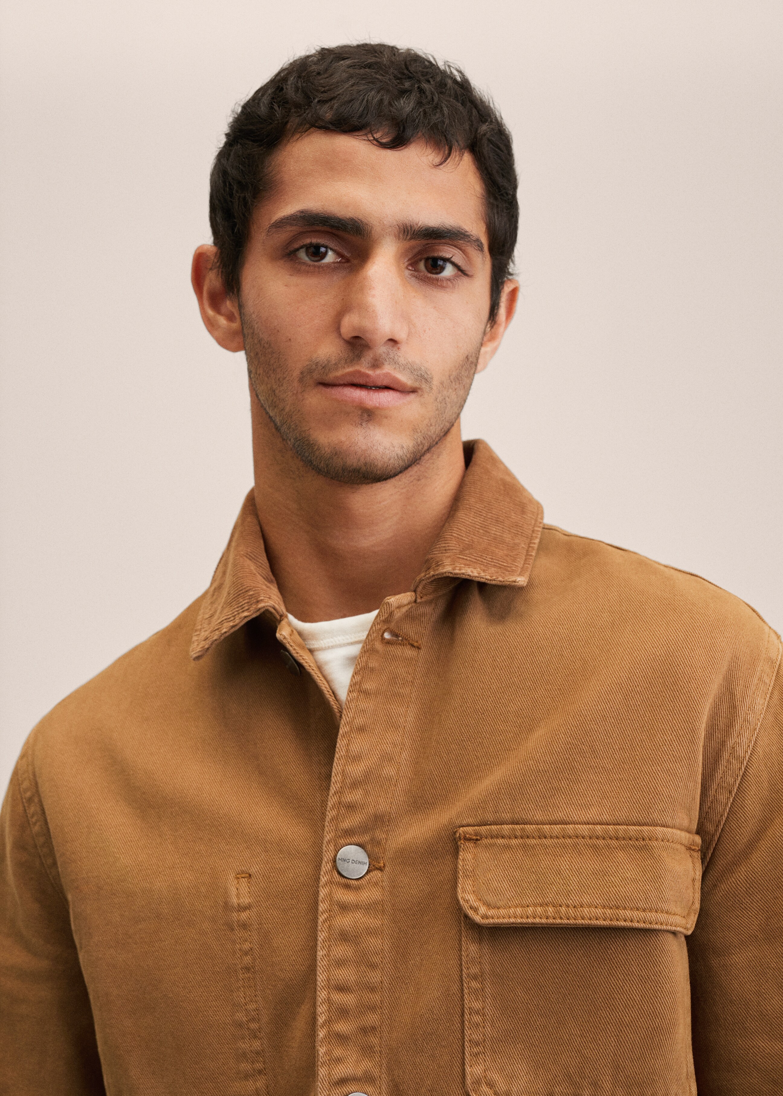 Denim worker overshirt - Details of the article 2