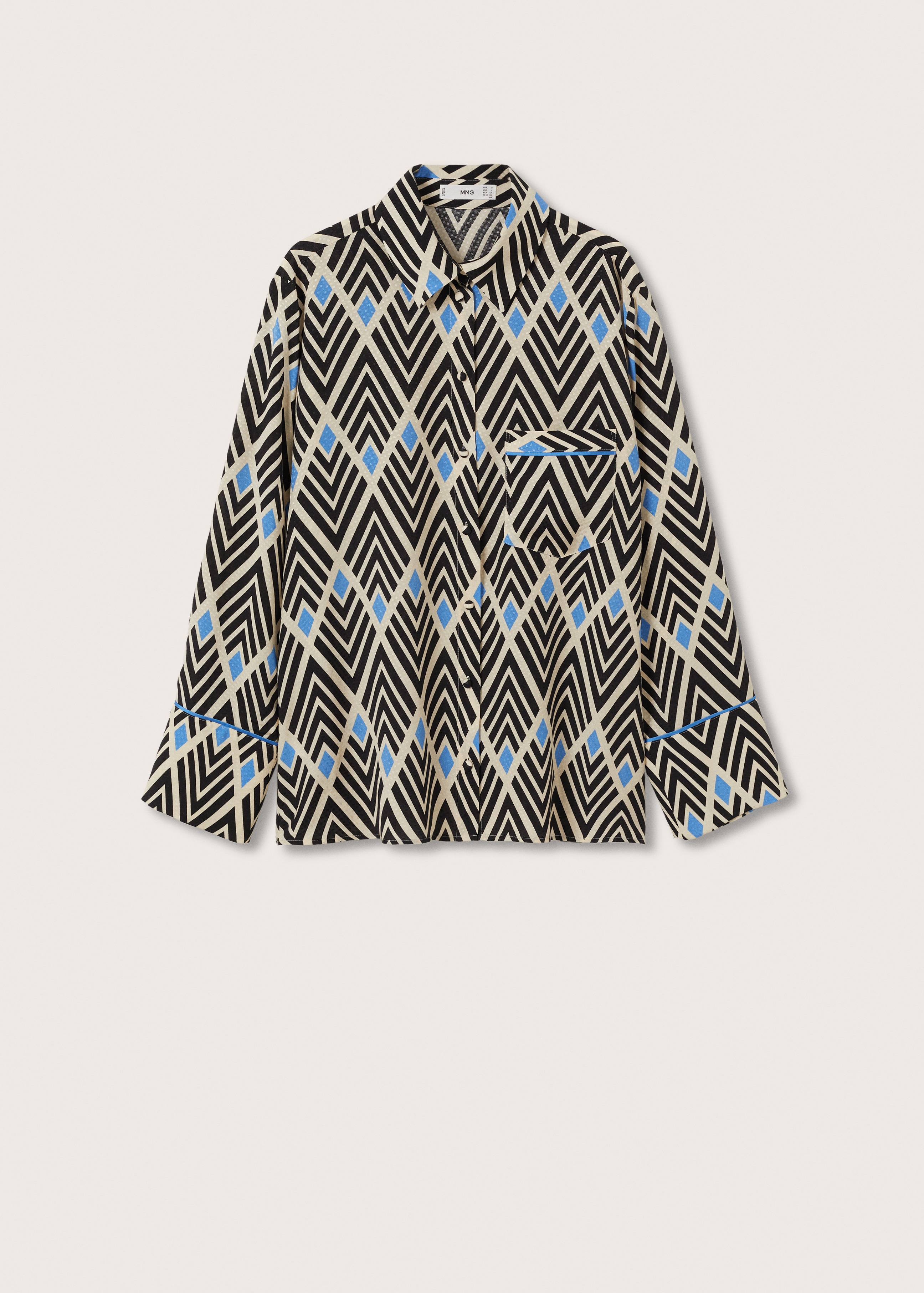 Geometric print shirt - Article without model