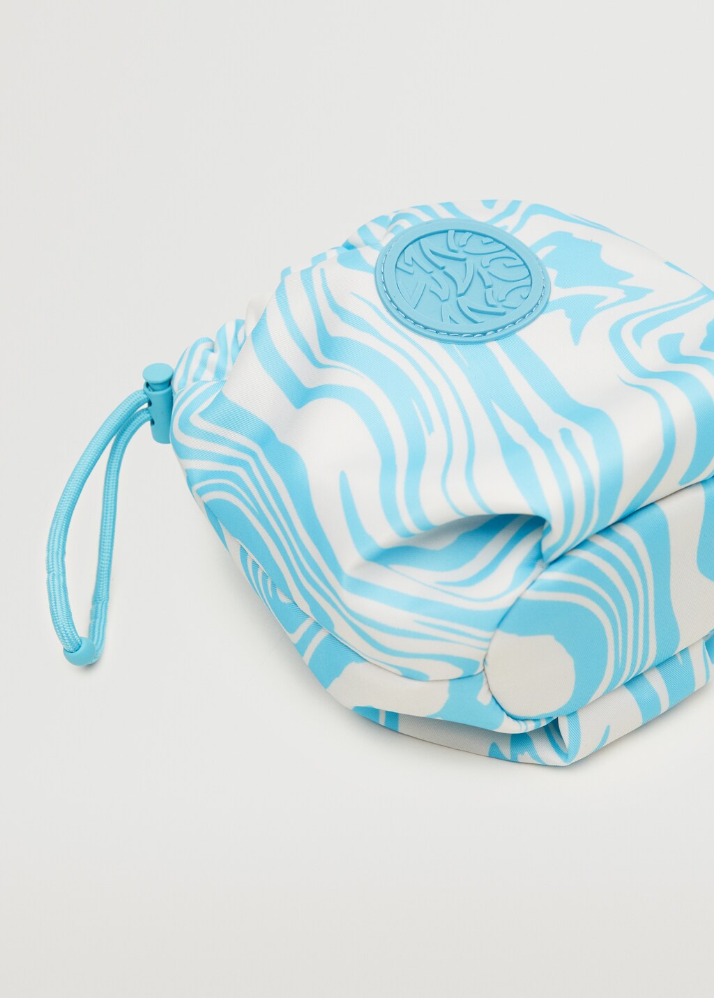 Marble-print cosmetics bag - Details of the article 2