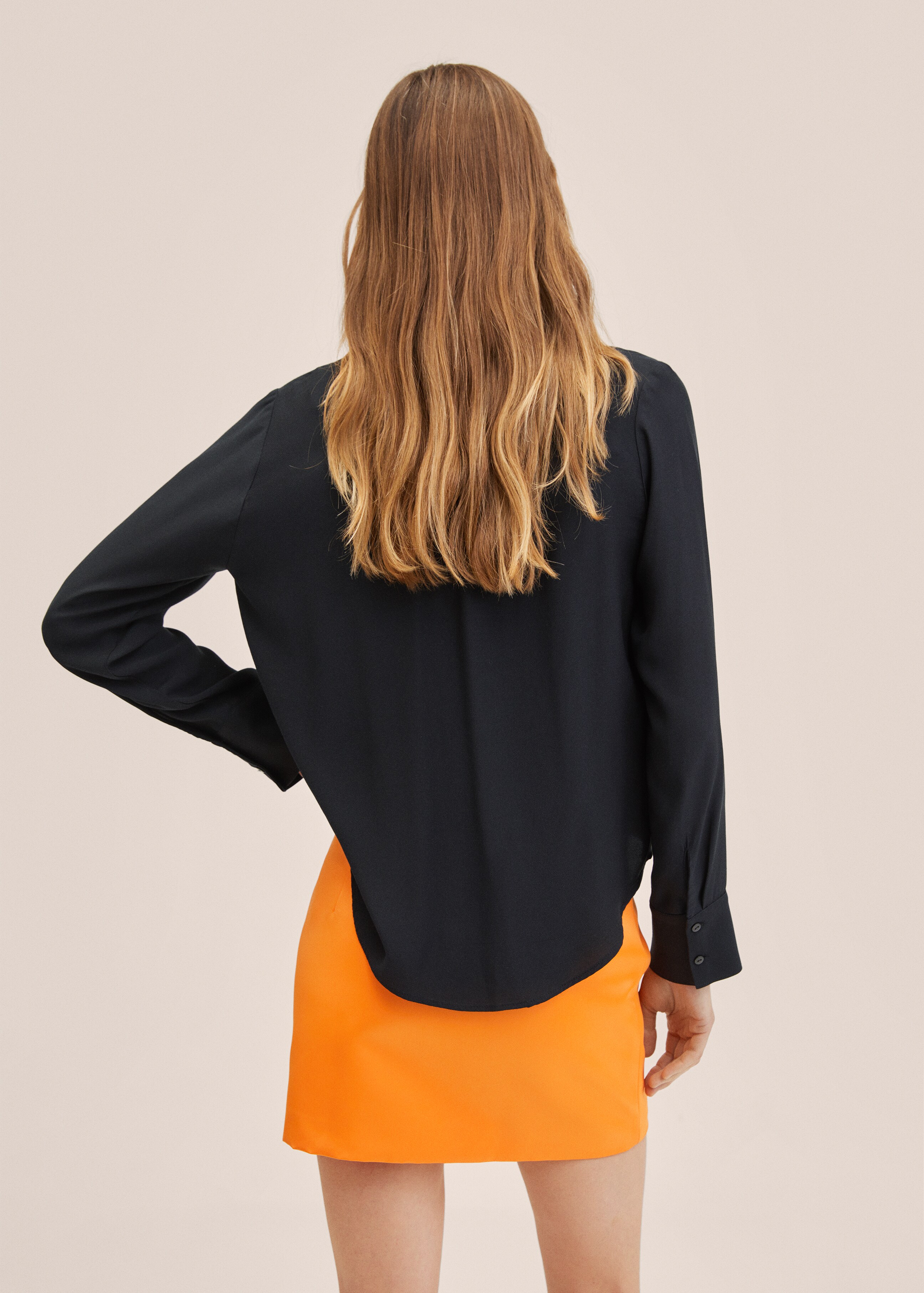 Flowy modal blouse - Reverse of the article