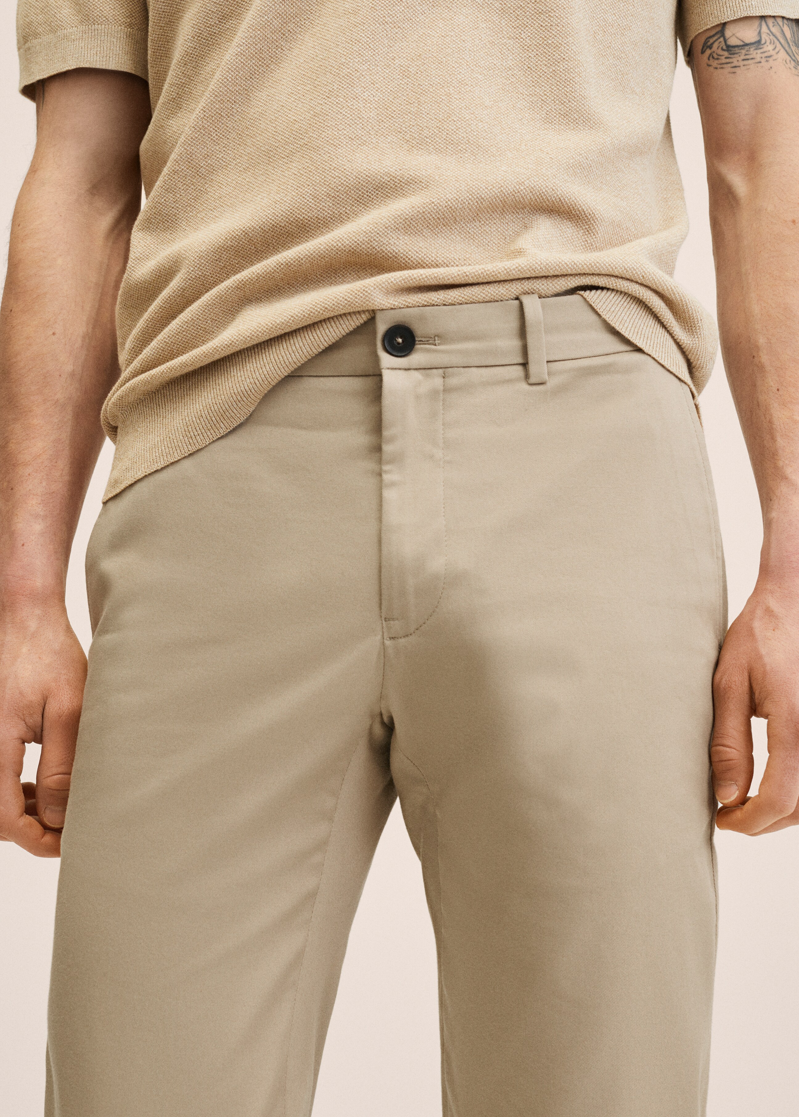 Skinny chino trousers - Details of the article 1