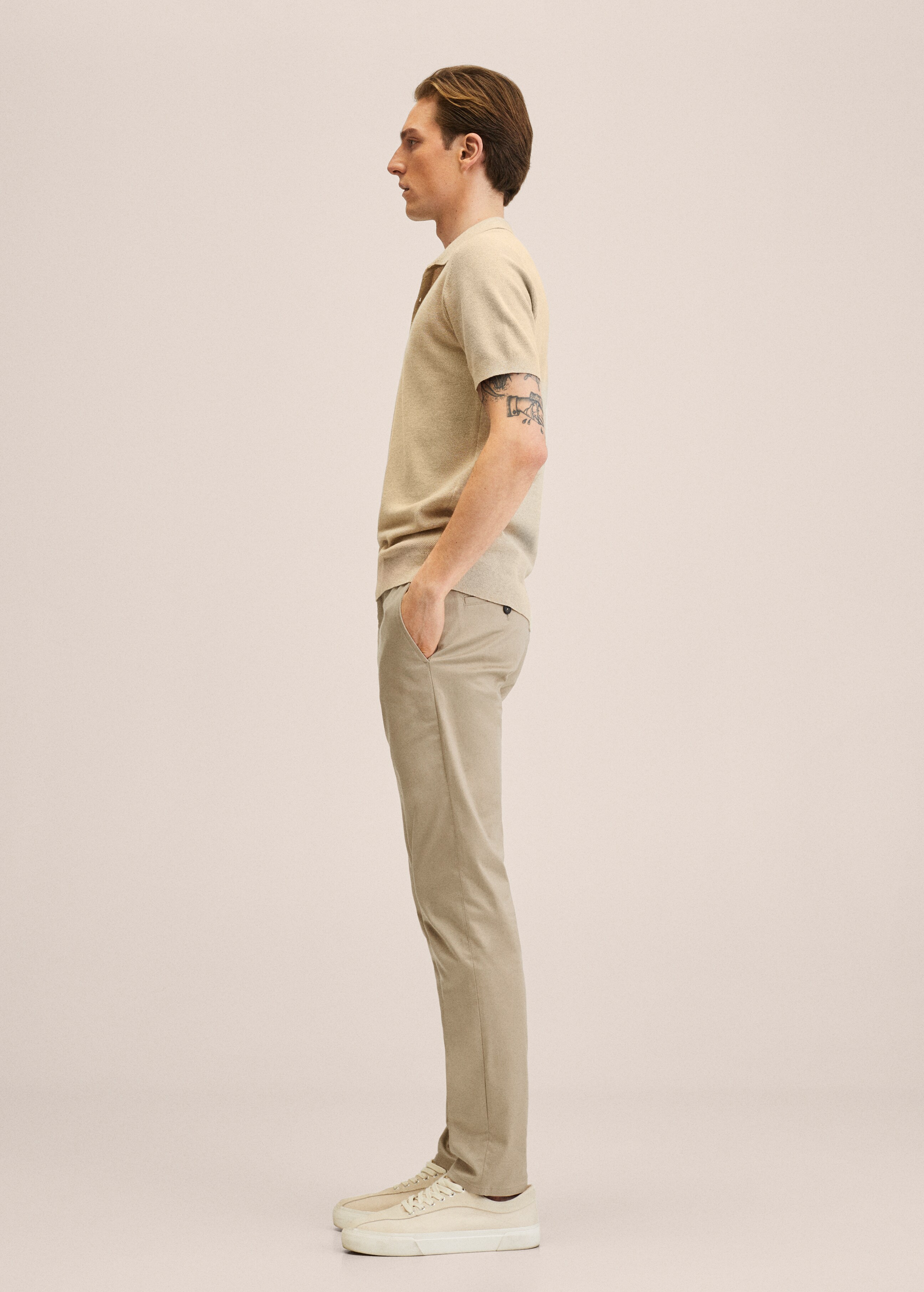Skinny chino trousers - Details of the article 2