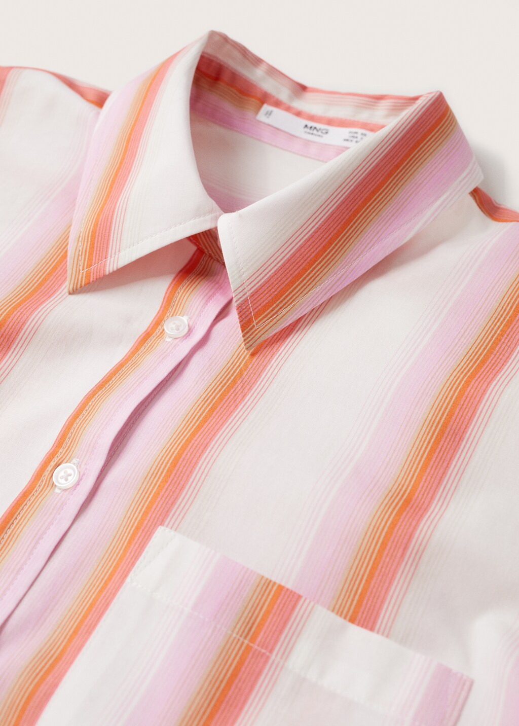 Striped cotton shirt - Details of the article 8