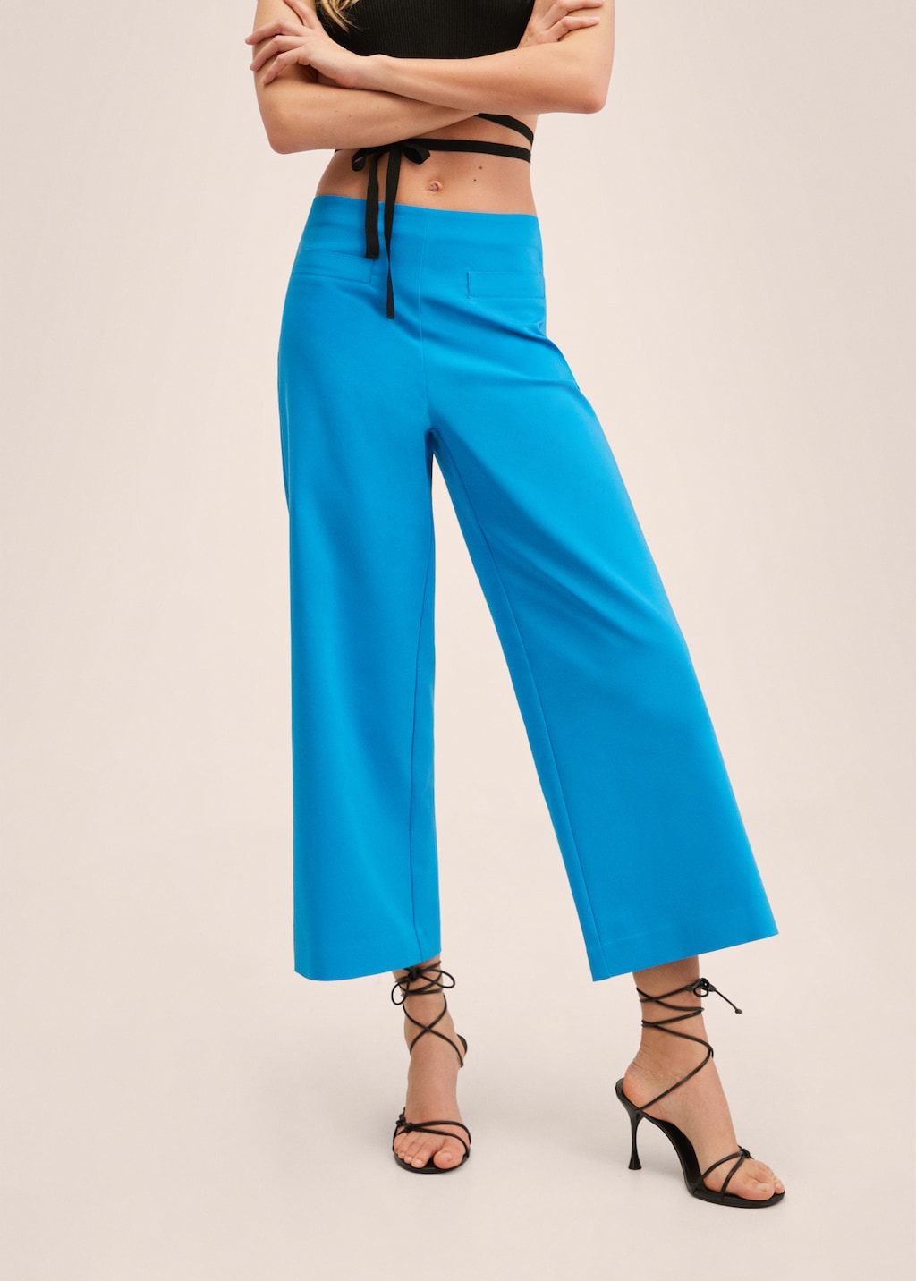 Pantalón culotte algodón - Plano medio