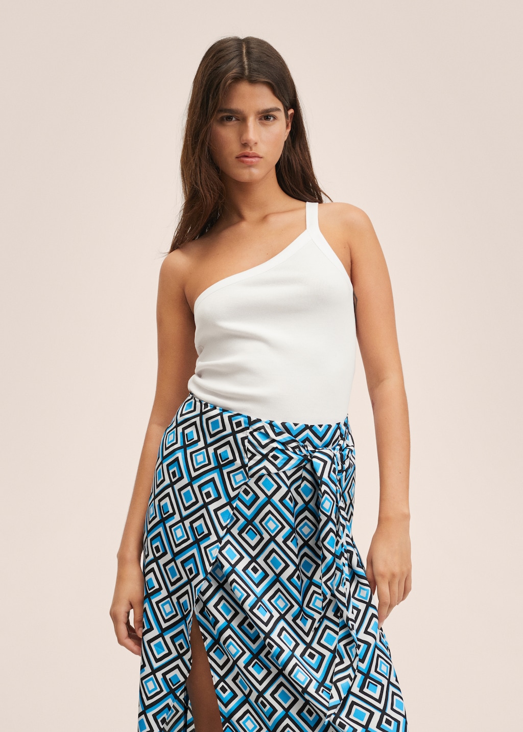 Wrap print skirt - Details of the article 1