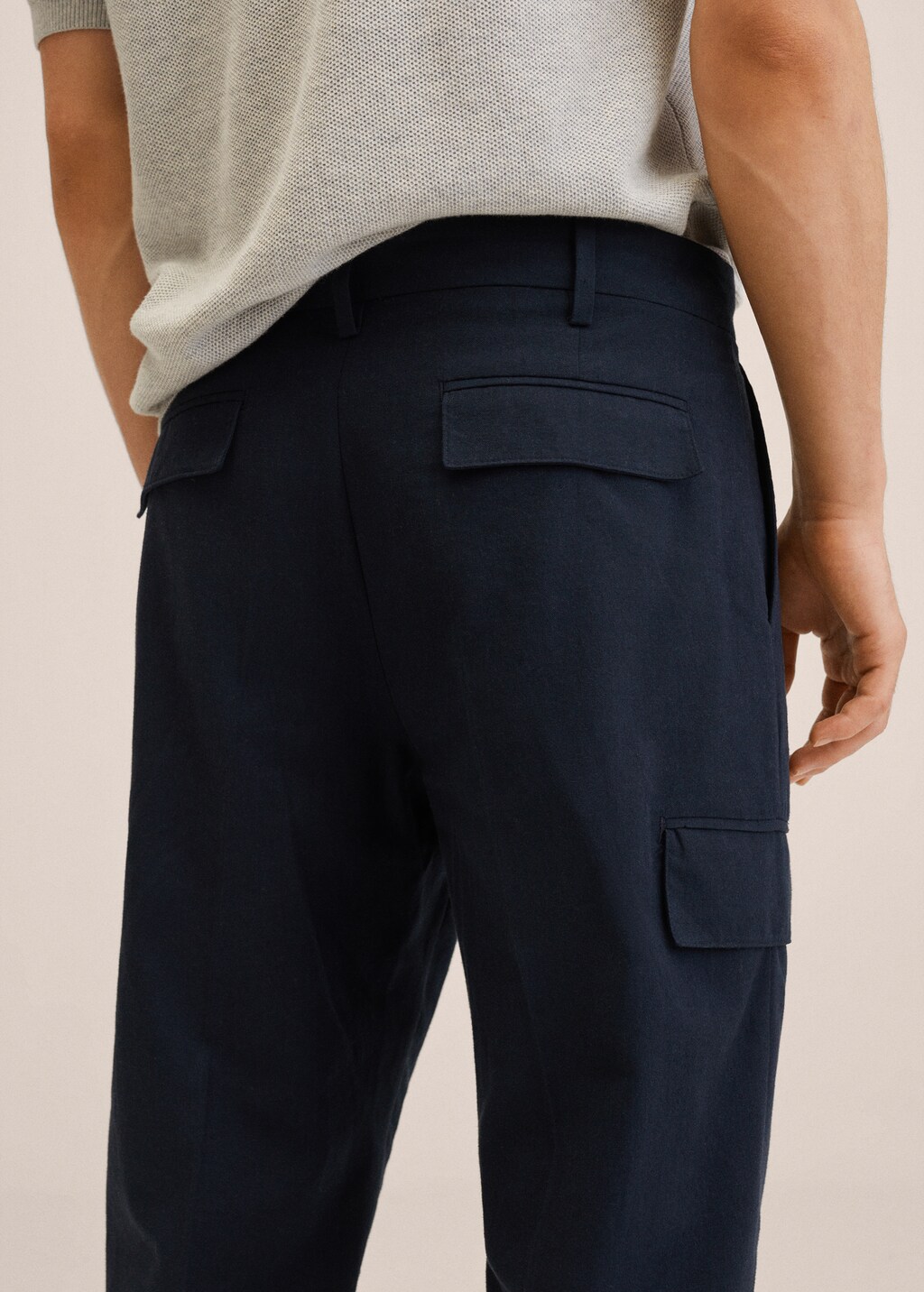 Linen cargo pants - Details of the article 3