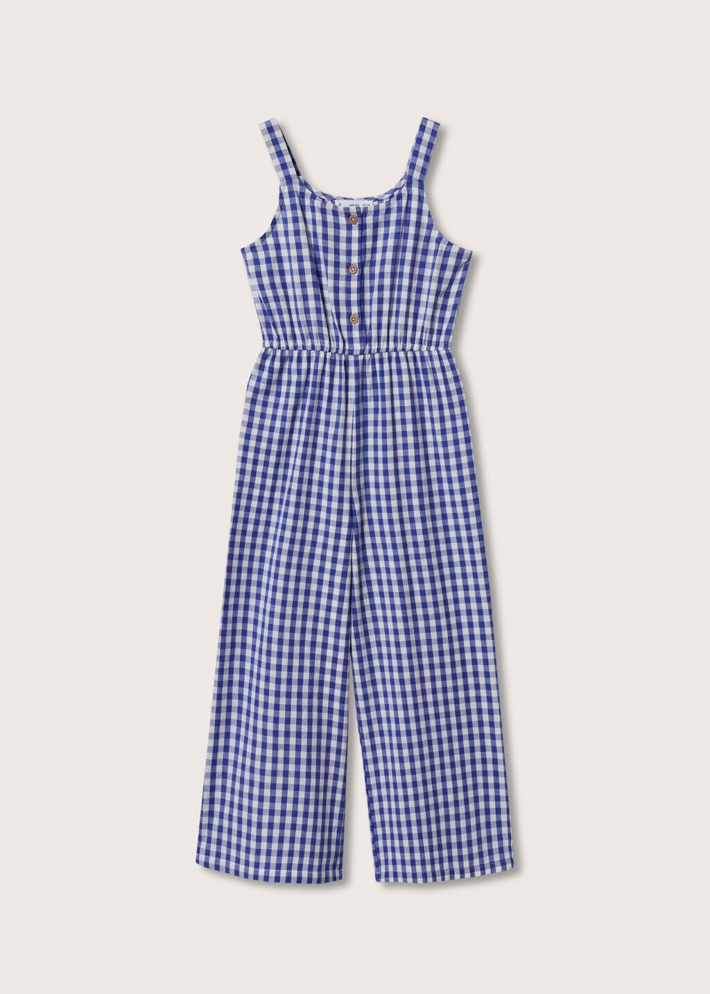 Gingham check jumpsuit - Article without model