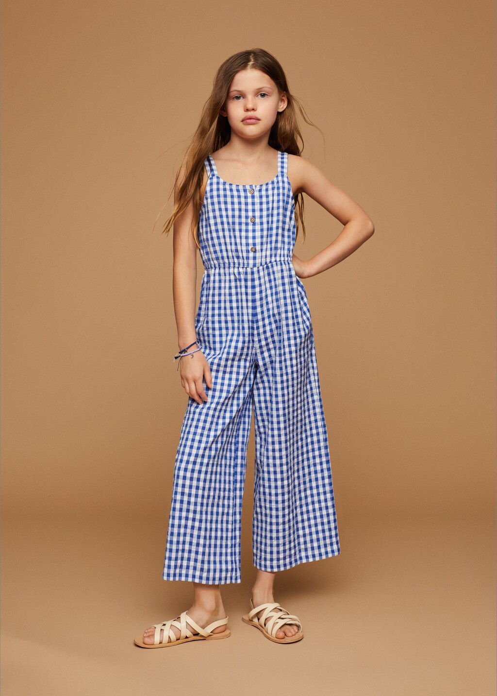 Gingham check jumpsuit - Details of the article 2