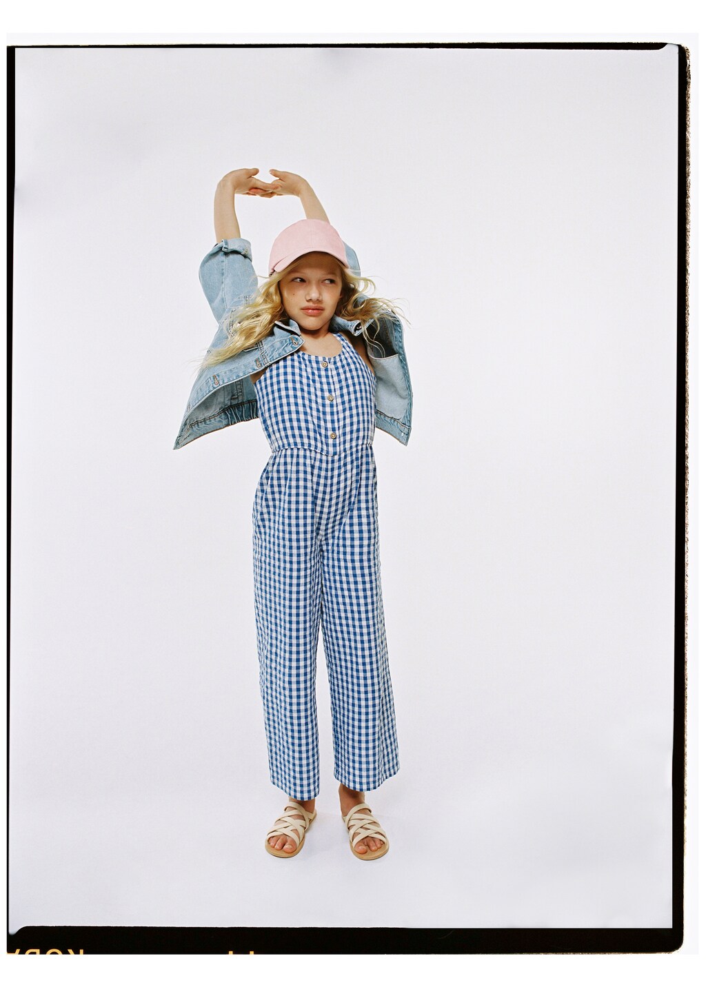 Gingham check jumpsuit - Details of the article 5