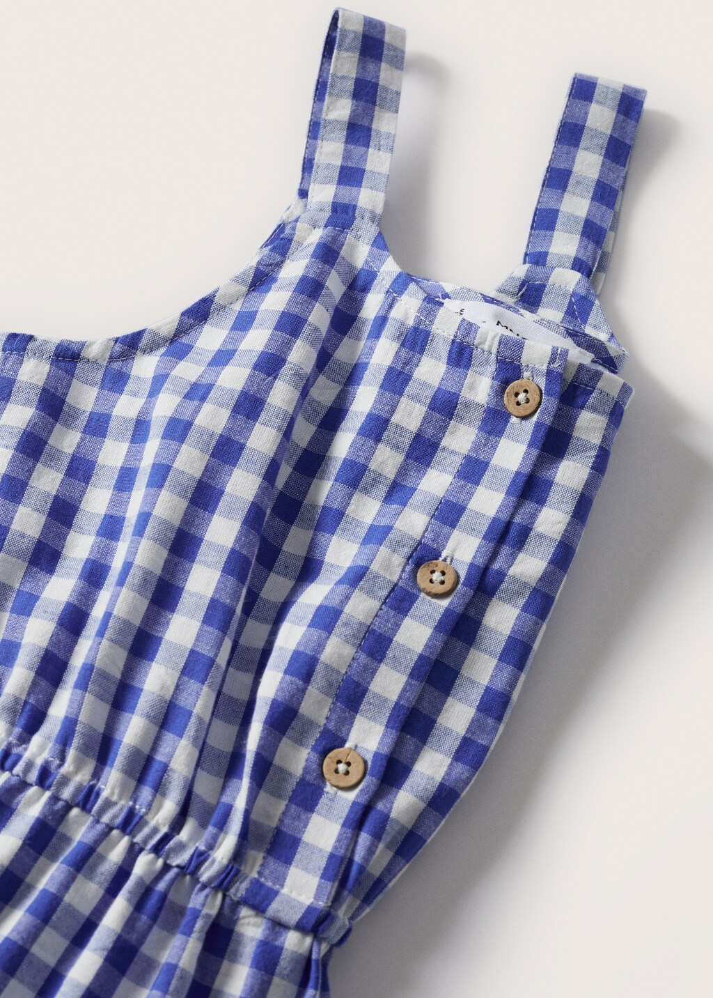 Gingham check jumpsuit - Details of the article 8