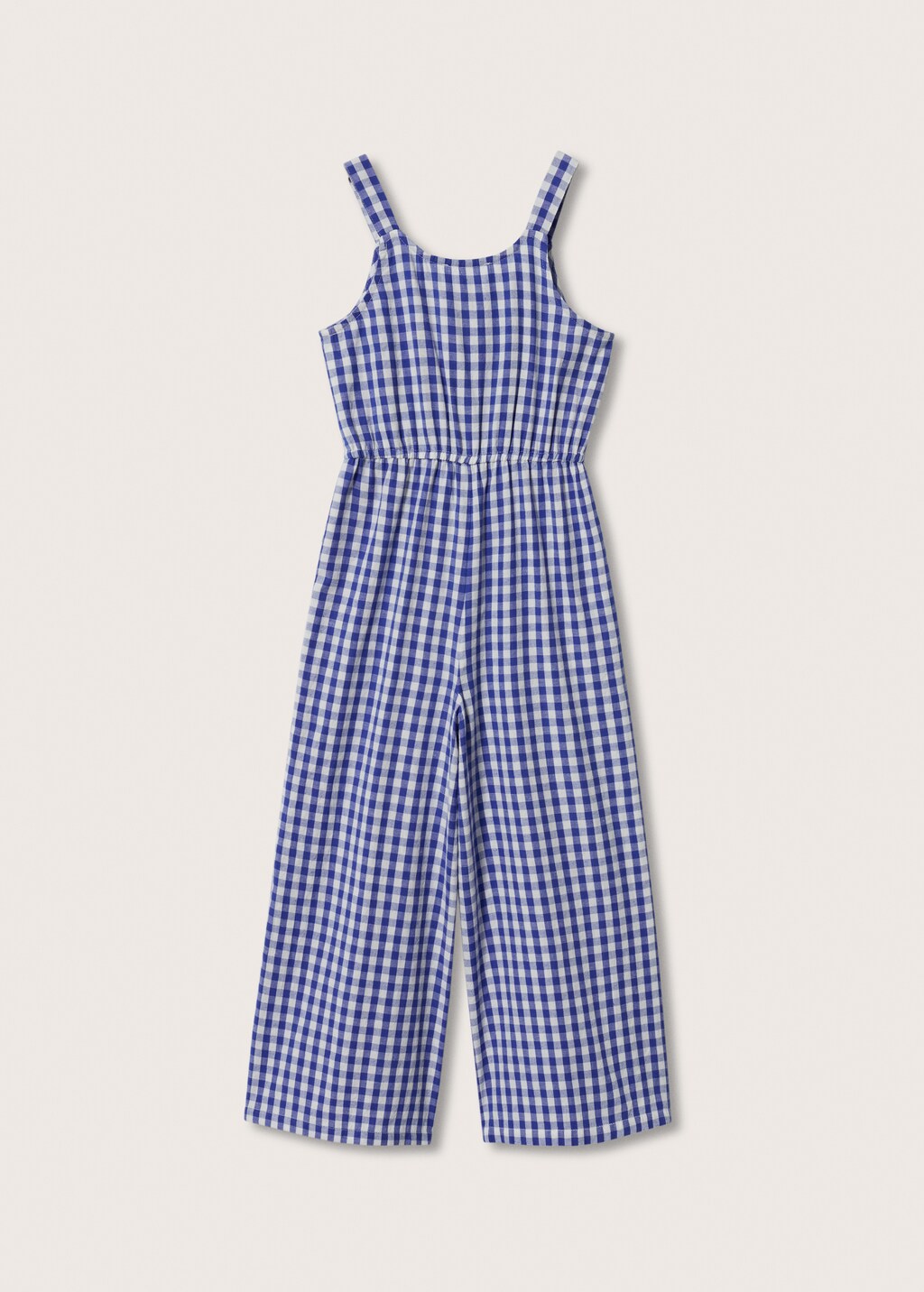 Gingham check jumpsuit - Reverse of the article