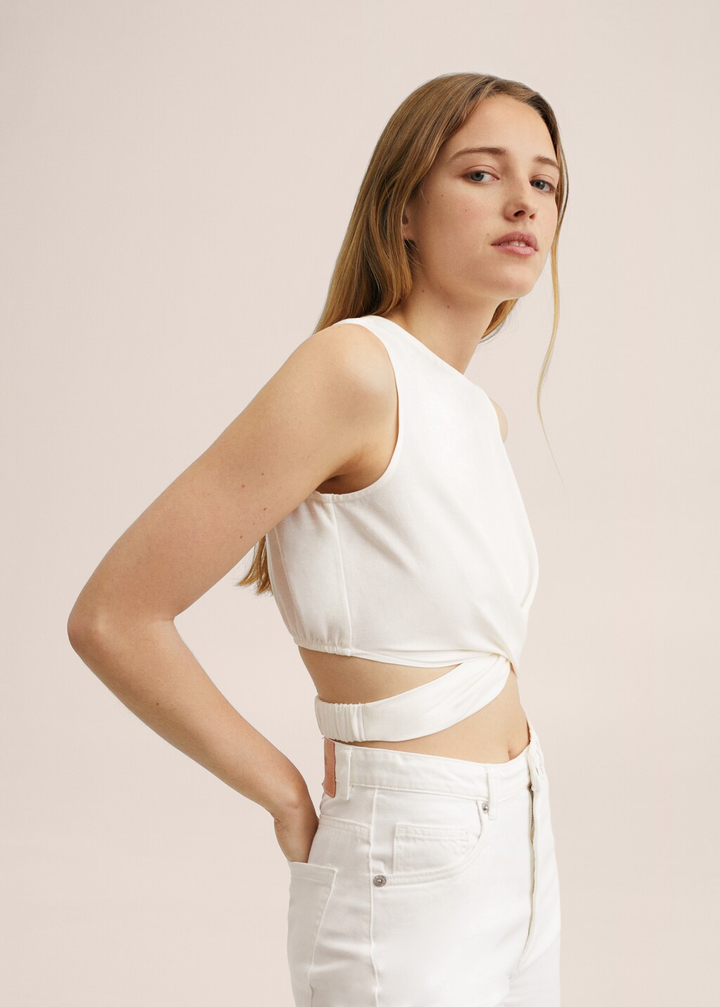 Wrap crop top - Details of the article 2