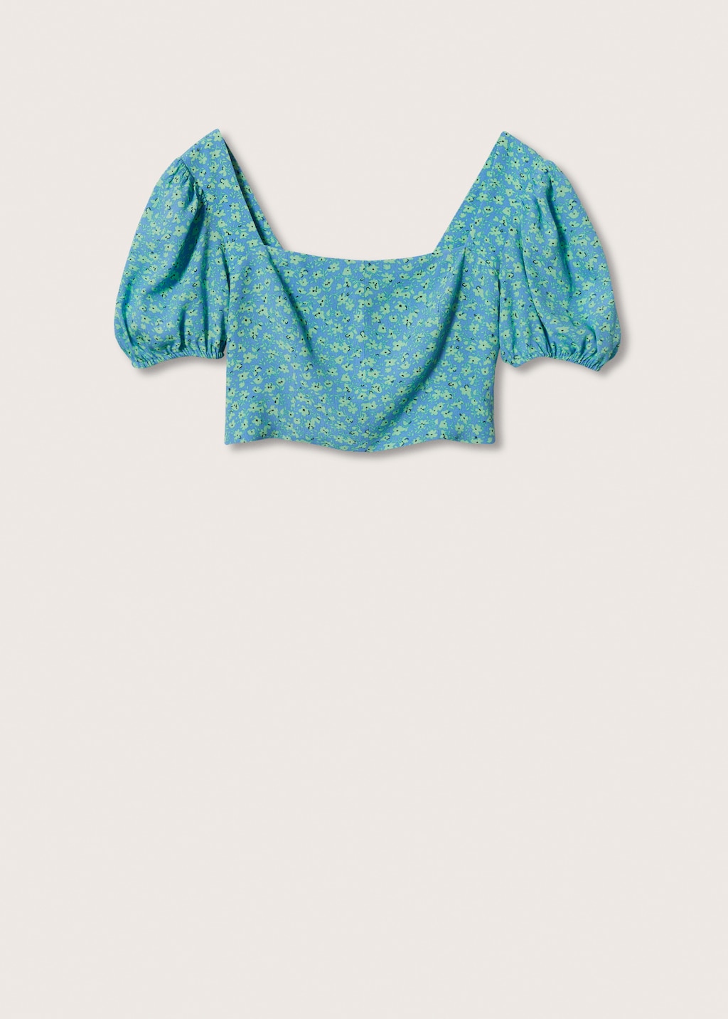 Blusa crop estampada - Artículo sin modelo