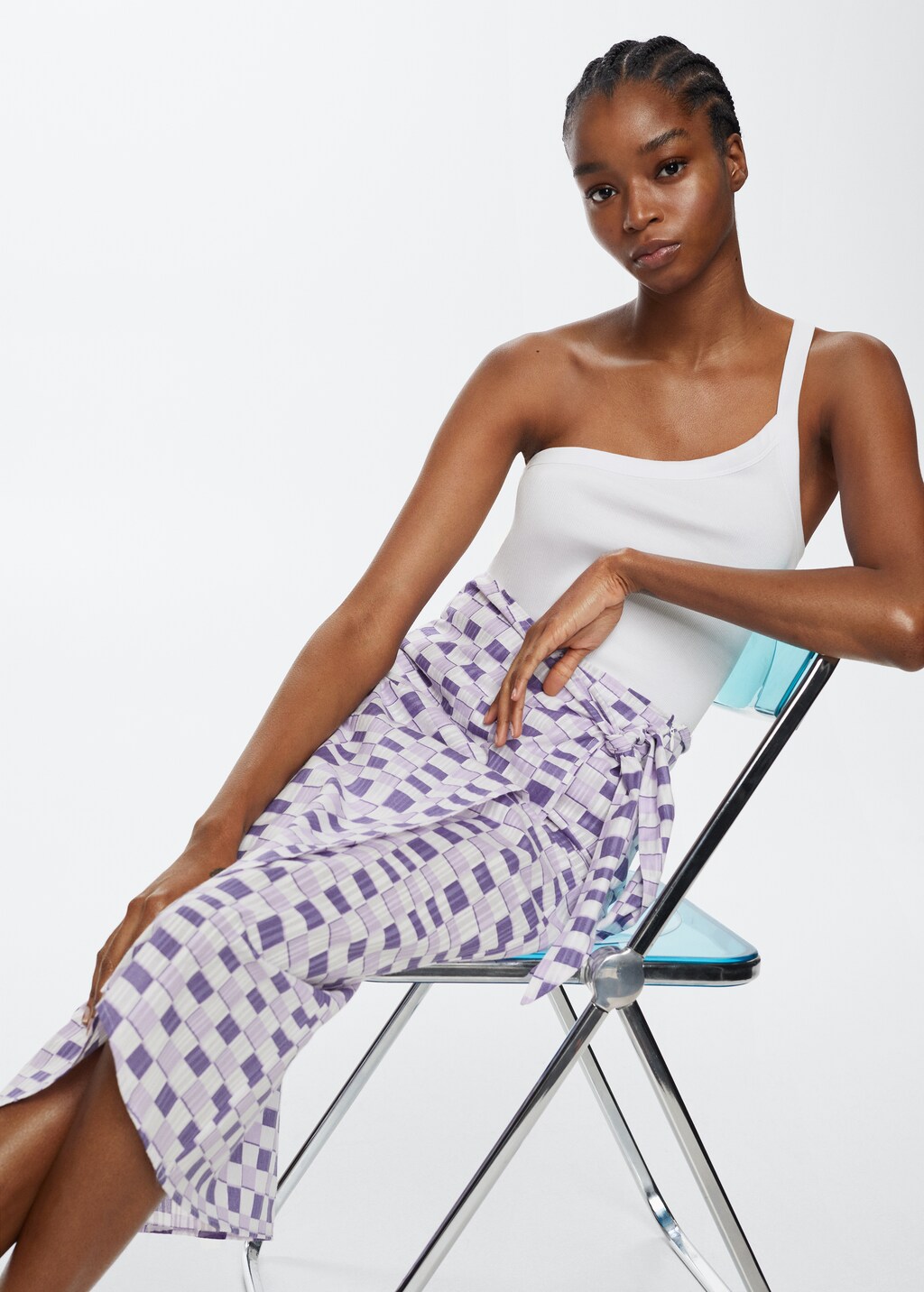 Geometric print skirt - Details of the article 2