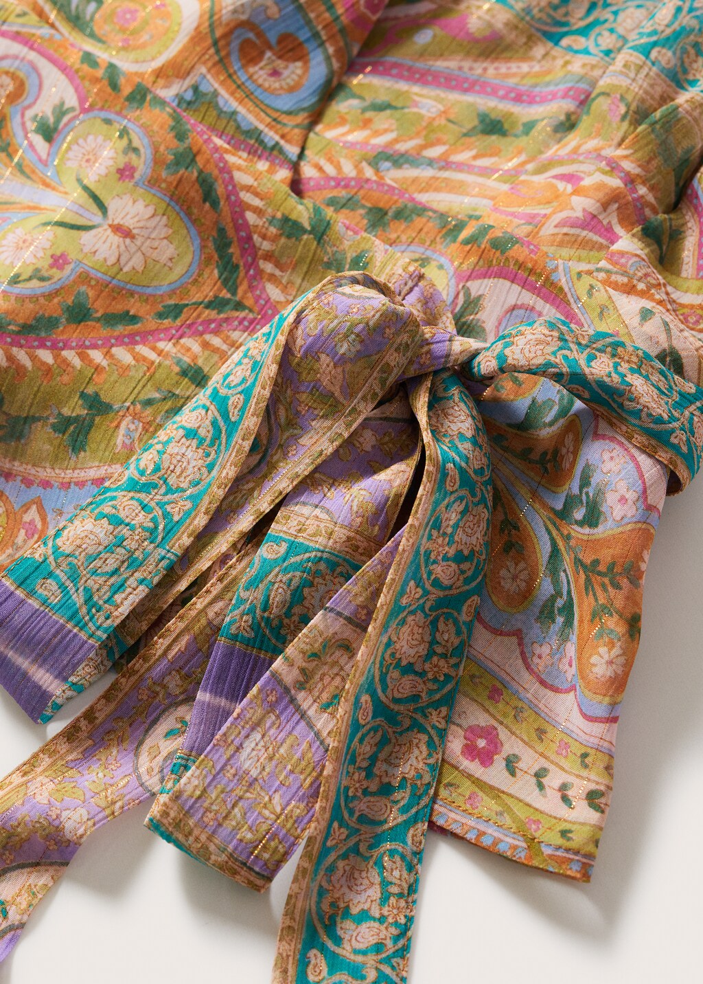 Paisley chiffon blouse - Details of the article 8