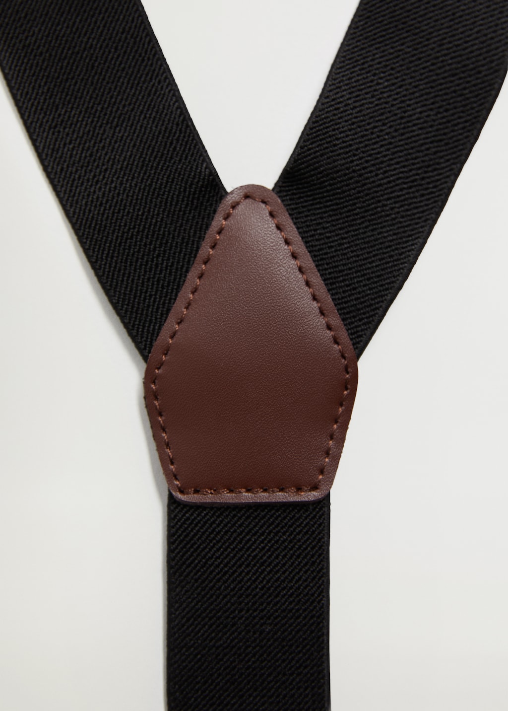 Adjustable leather-blend braces - Details of the article 3