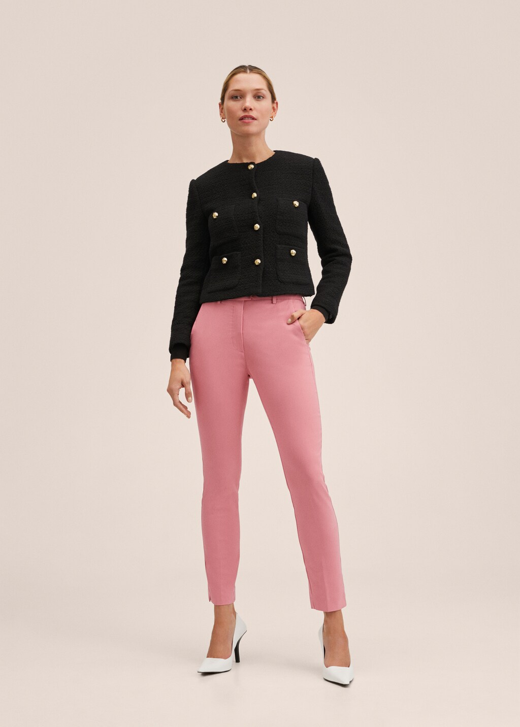 Crop skinny trousers - General plane