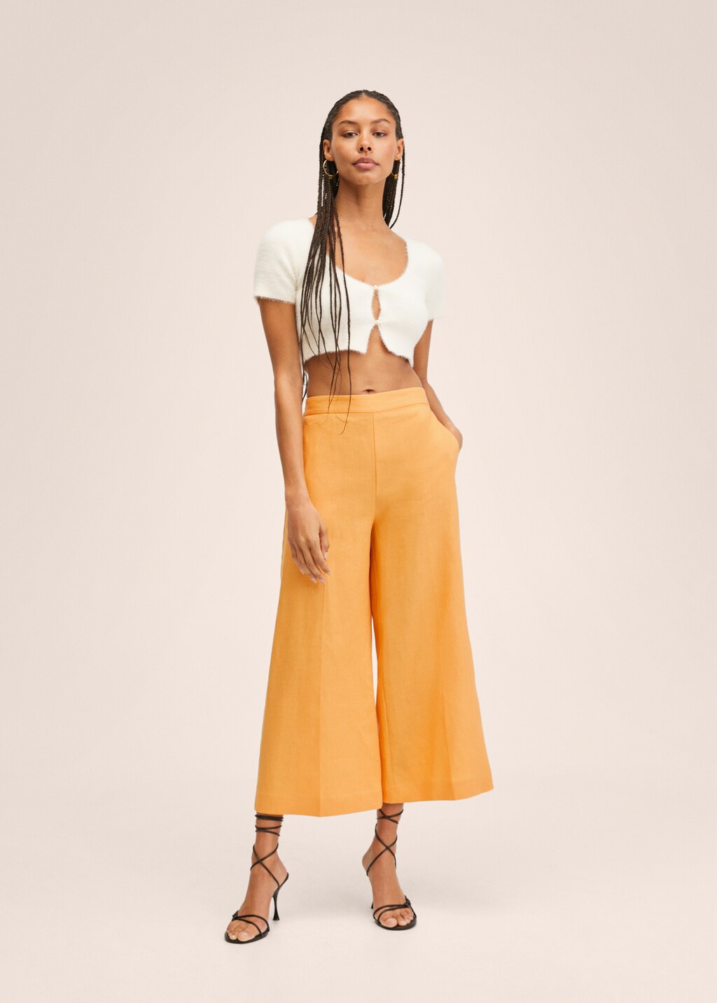 Pantalon culotte mango sale