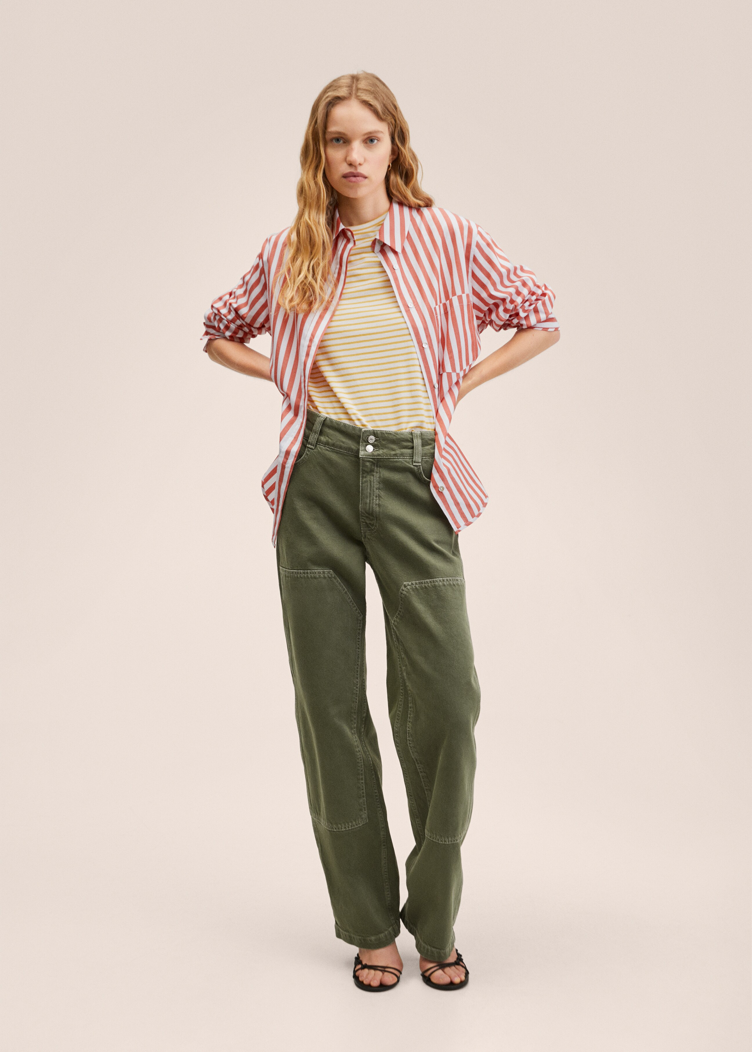 Striped cotton shirt - General plane