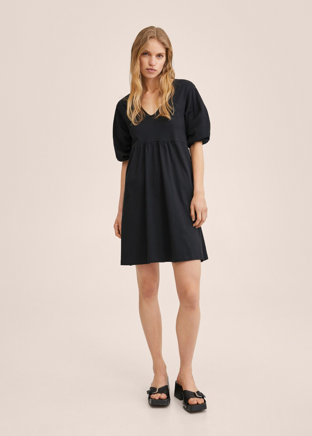 Robe oversize coton - Plan général