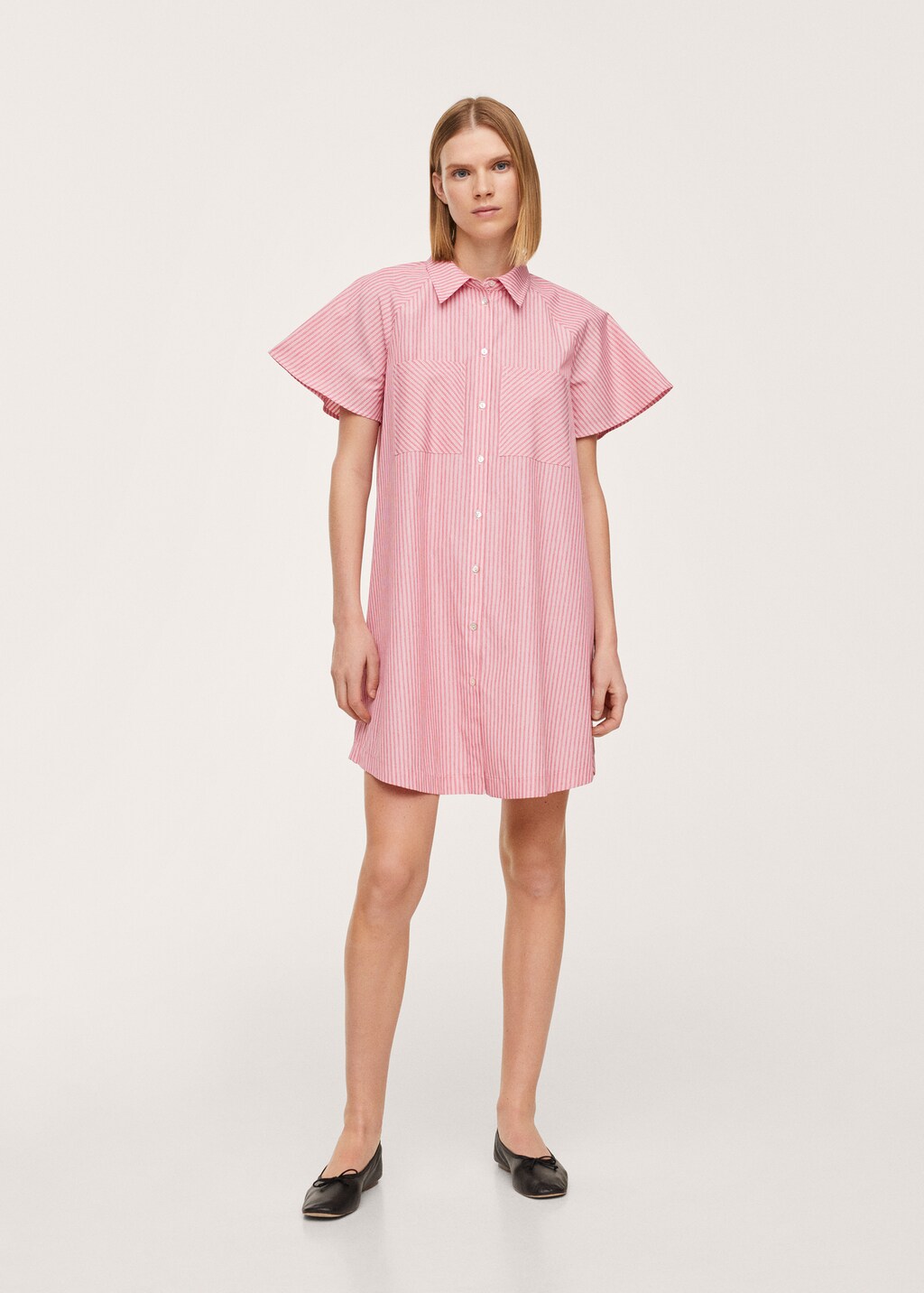 Striped shirt dress - General plane