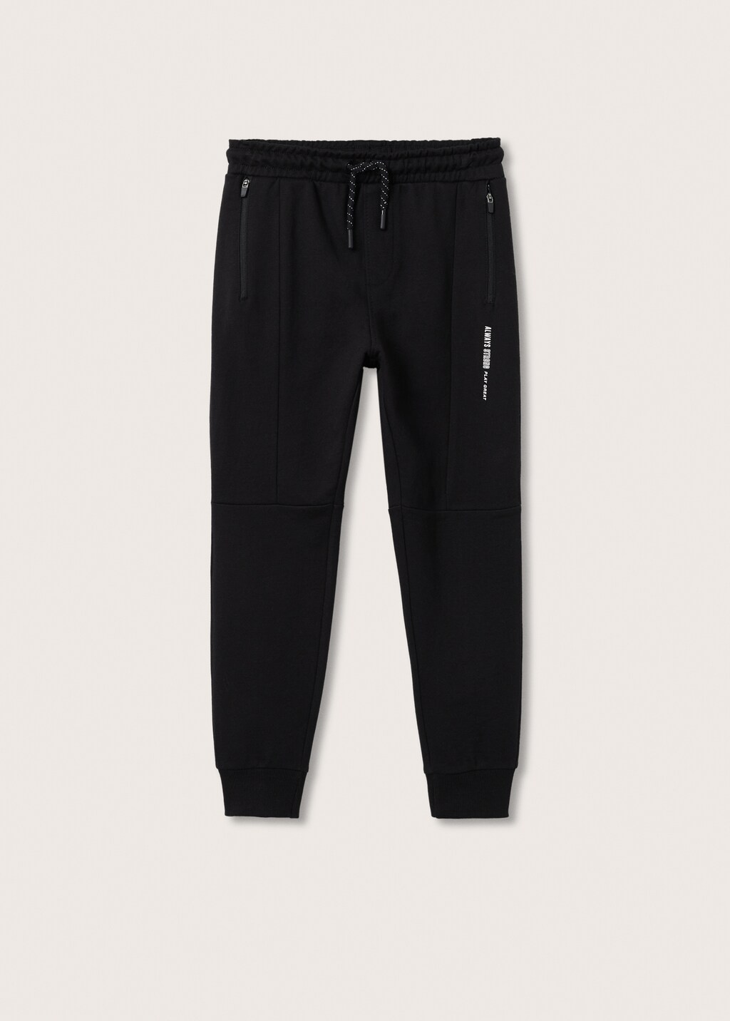 Message jogger trousers - General plane