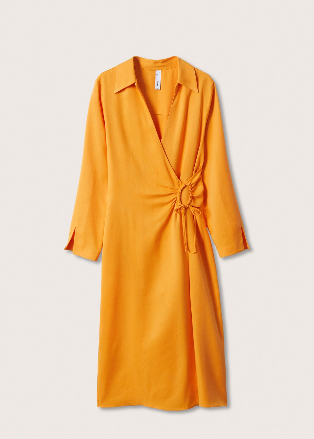 Lyocell shirt dress - Woman | MANGO OUTLET USA