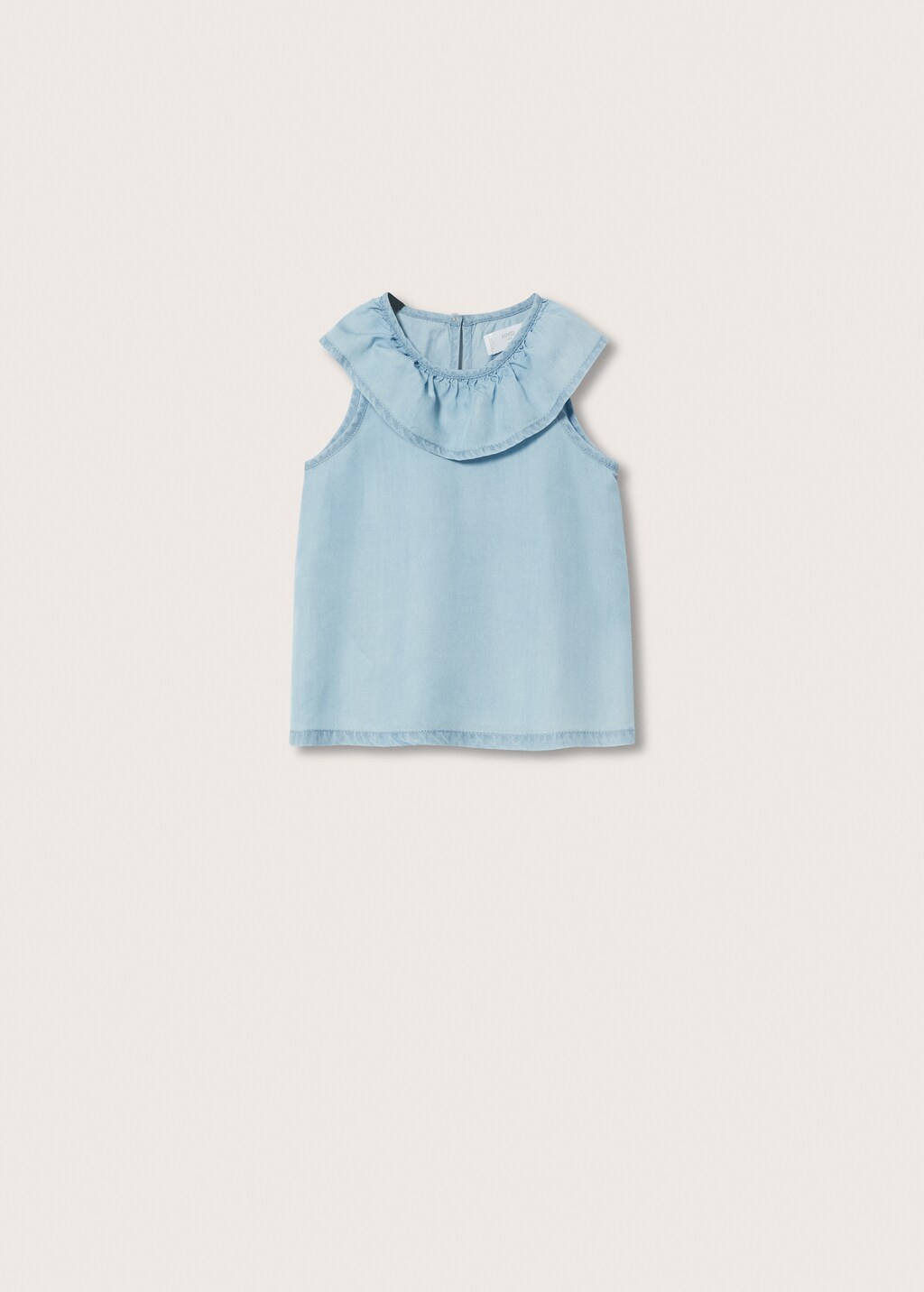 Blouse Lyocell volants - Article sans modèle