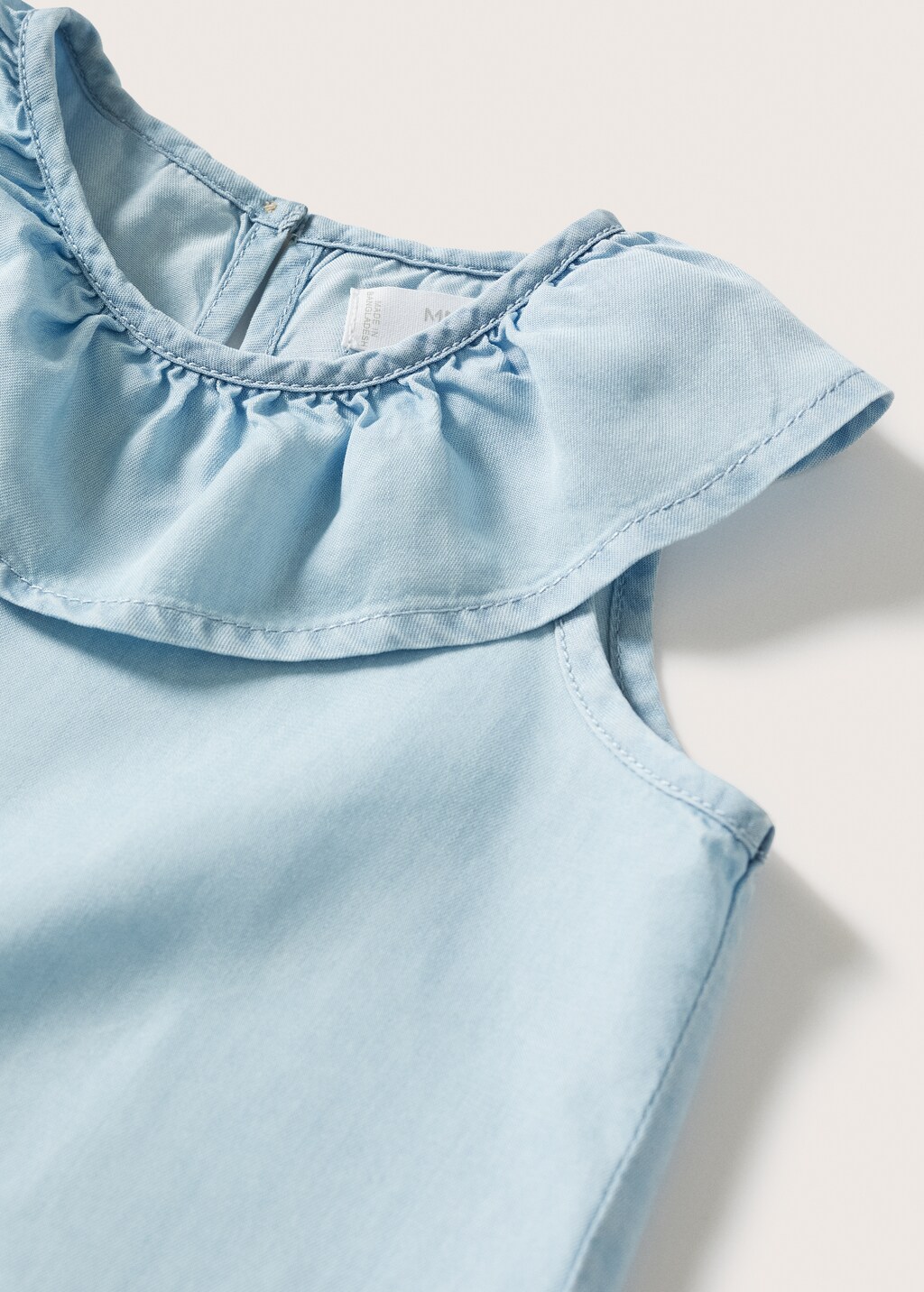 Ruffled lyocell blouse - Details of the article 8