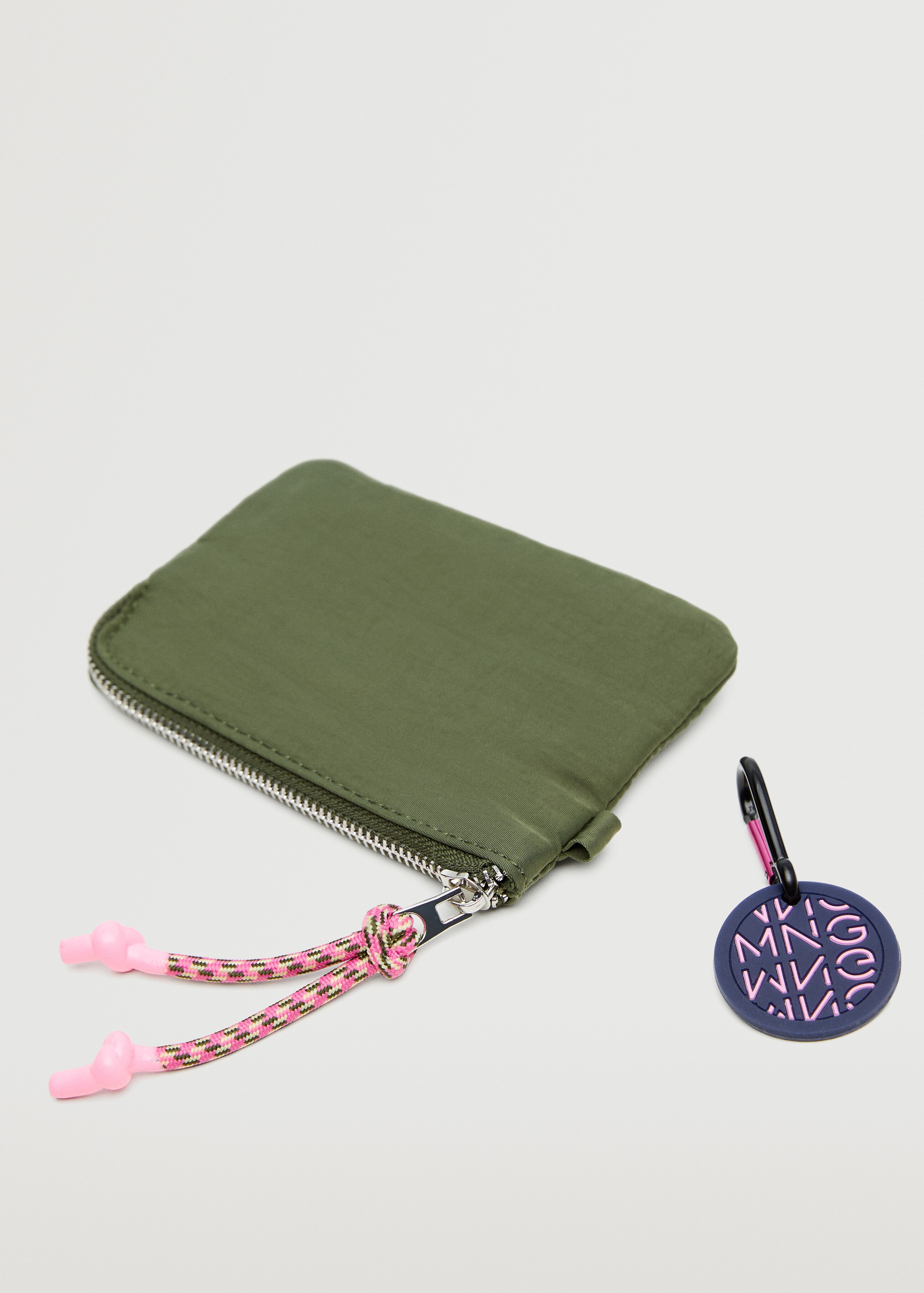 Logo coin purse with zip - Details of the article 2
