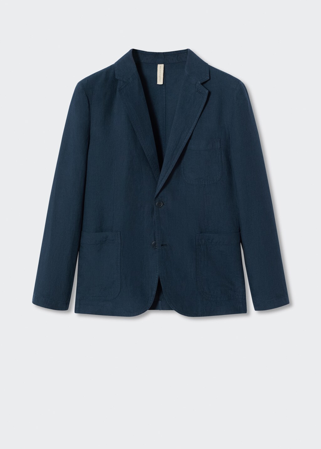 Linnen slim-fit blazer - Artikel zonder model