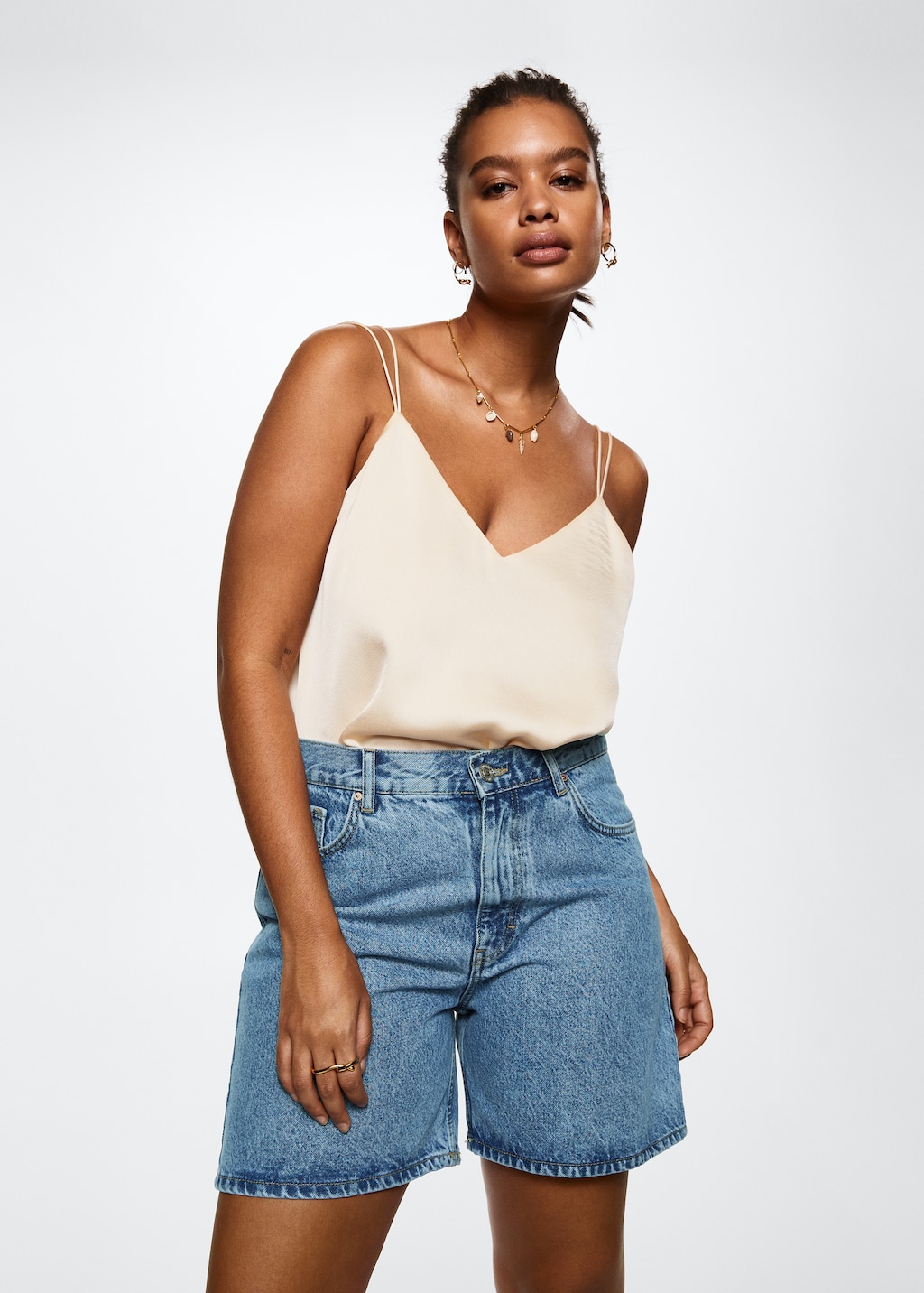 Mango shorts jeans on sale