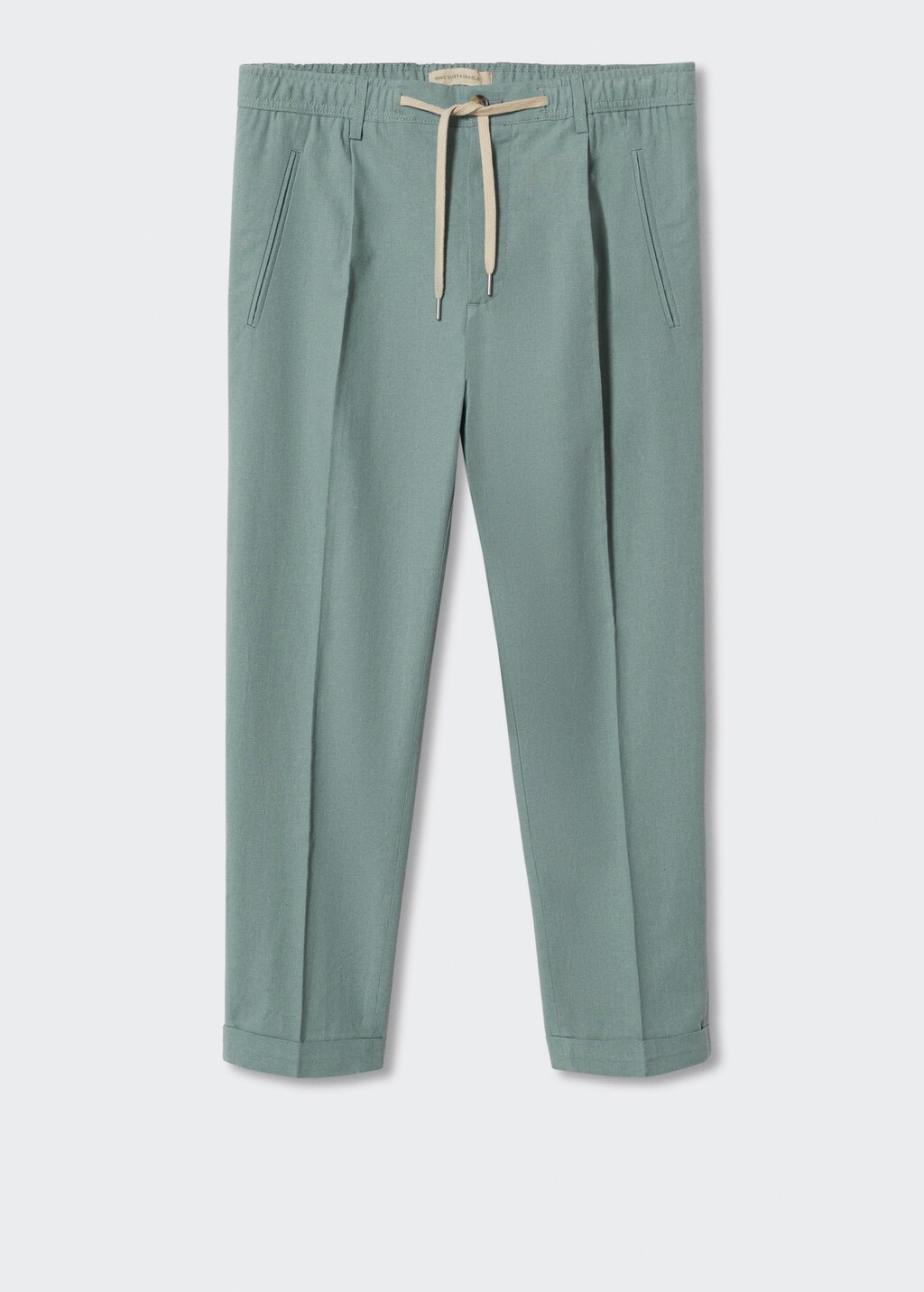 Relaxed linen trousers - Article without model