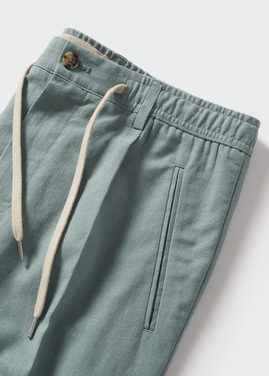 Relaxed linen trousers - Details of the article 8