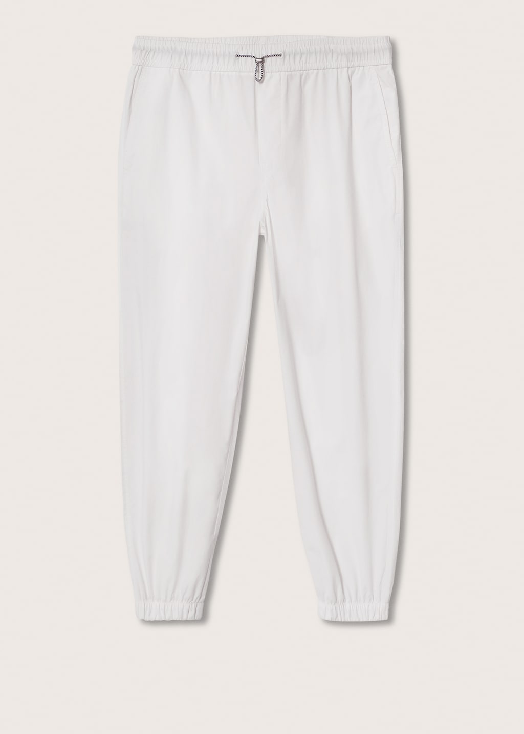 Cotton jogger-style trousers - Article without model