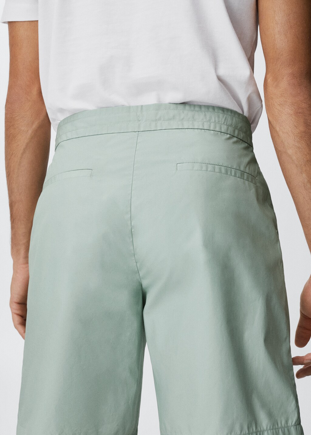 Baumwoll-Bermudashorts mit Kordelzug - Detail des Artikels 3