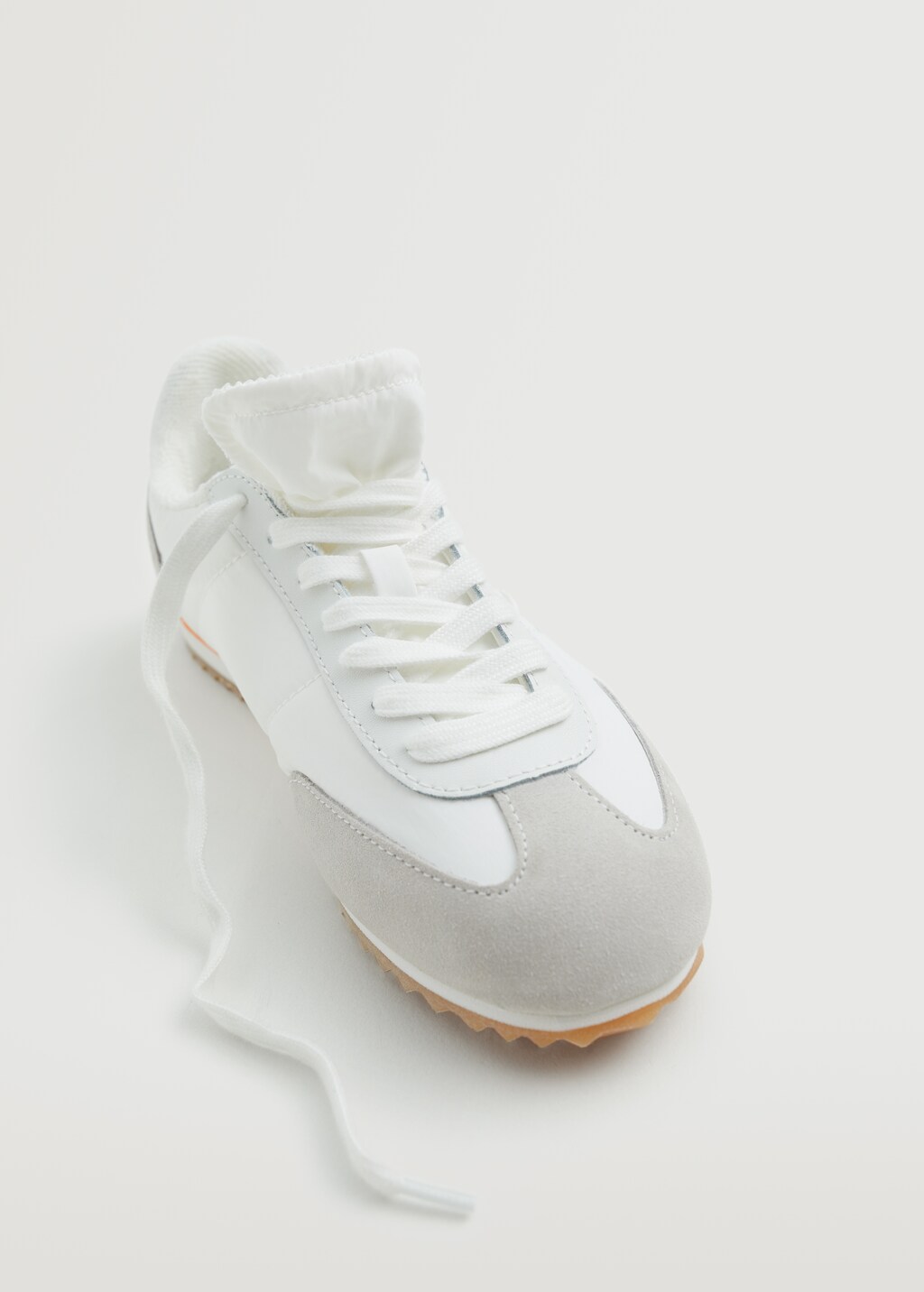 Leather mixed sneakers - Details of the article 3