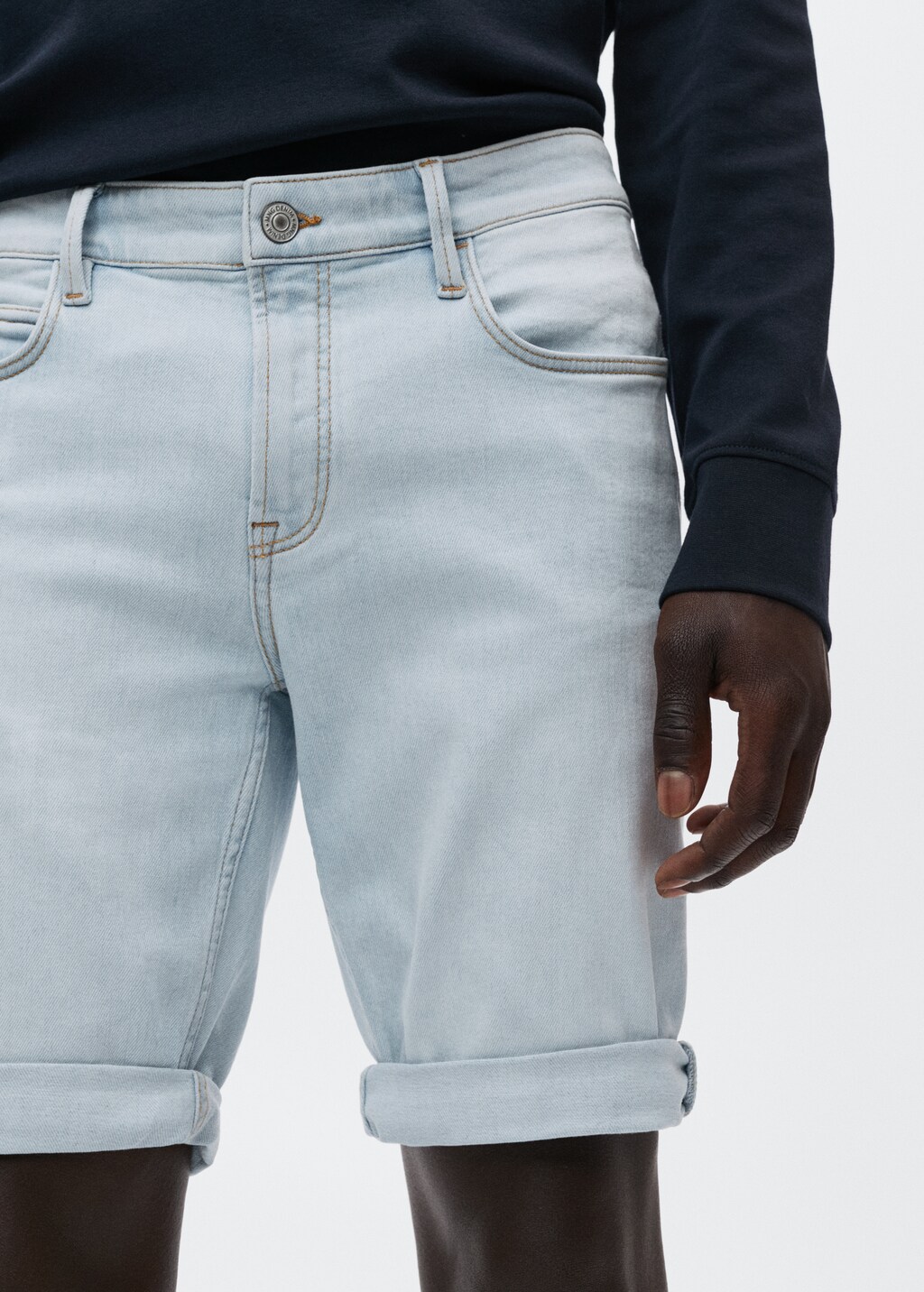 Slim Fit-Jeans-Bermudashorts - Detail des Artikels 1