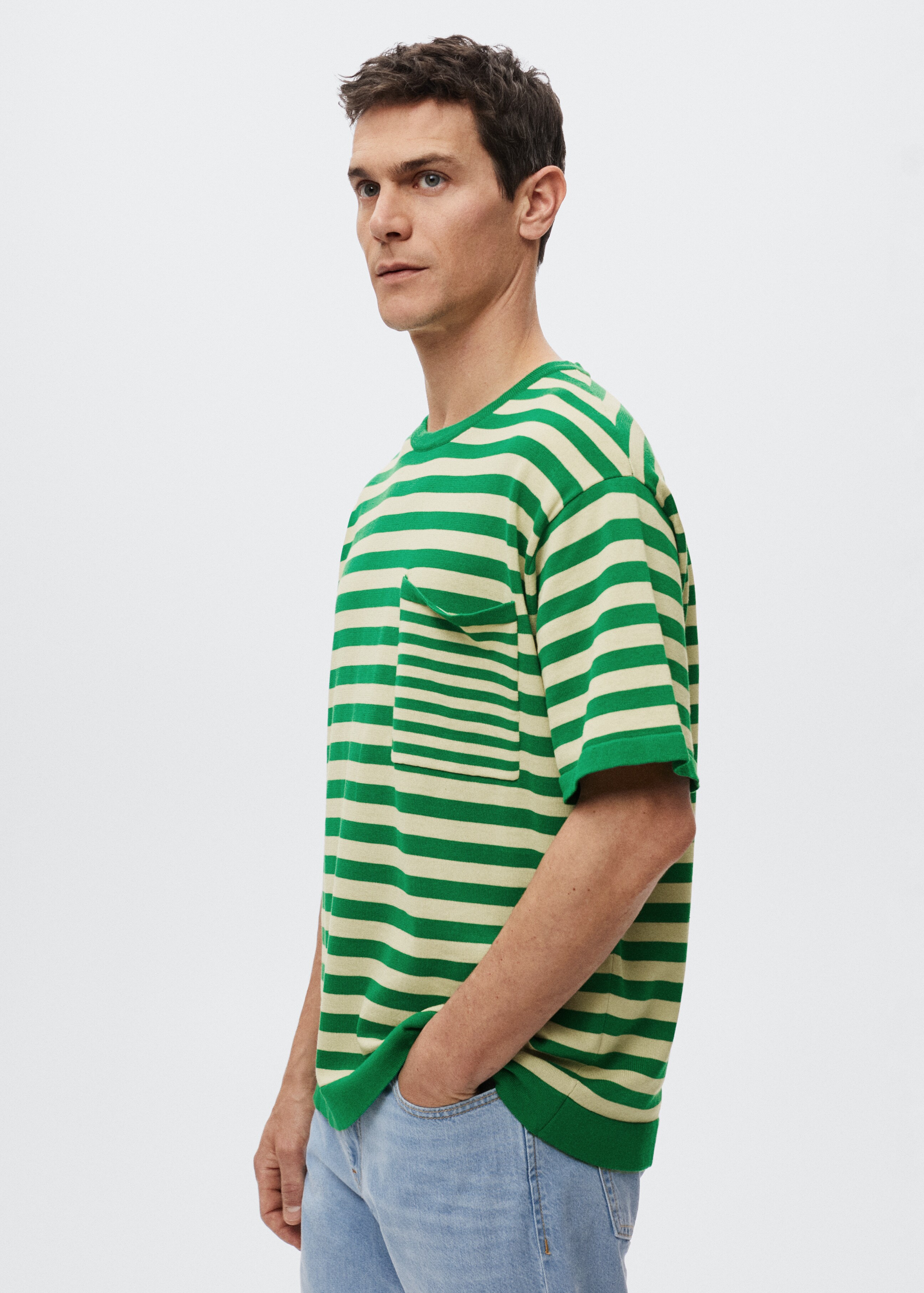 Striped jersey T-shirt - Details of the article 2
