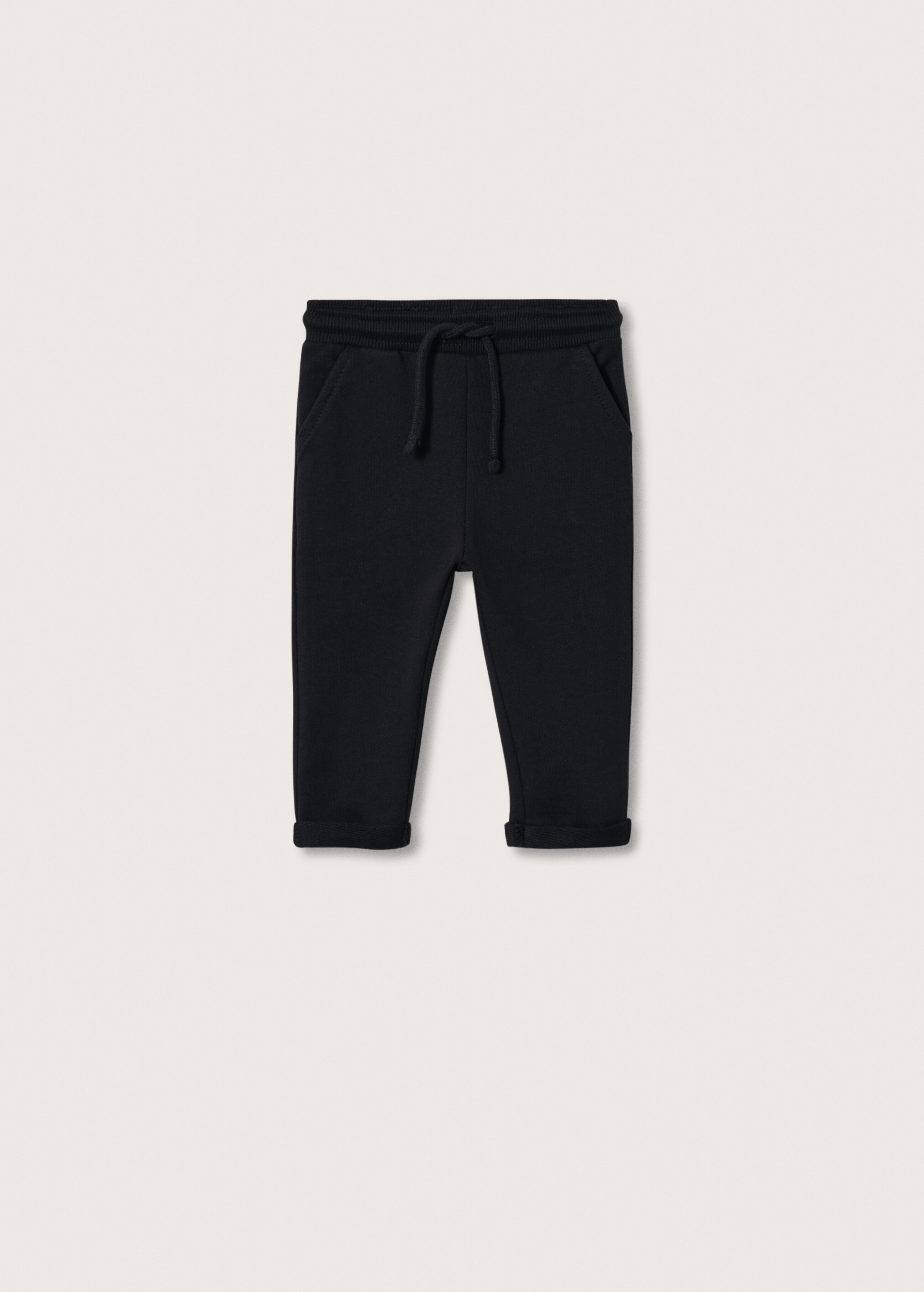 Cotton jogger-style trousers - Article without model